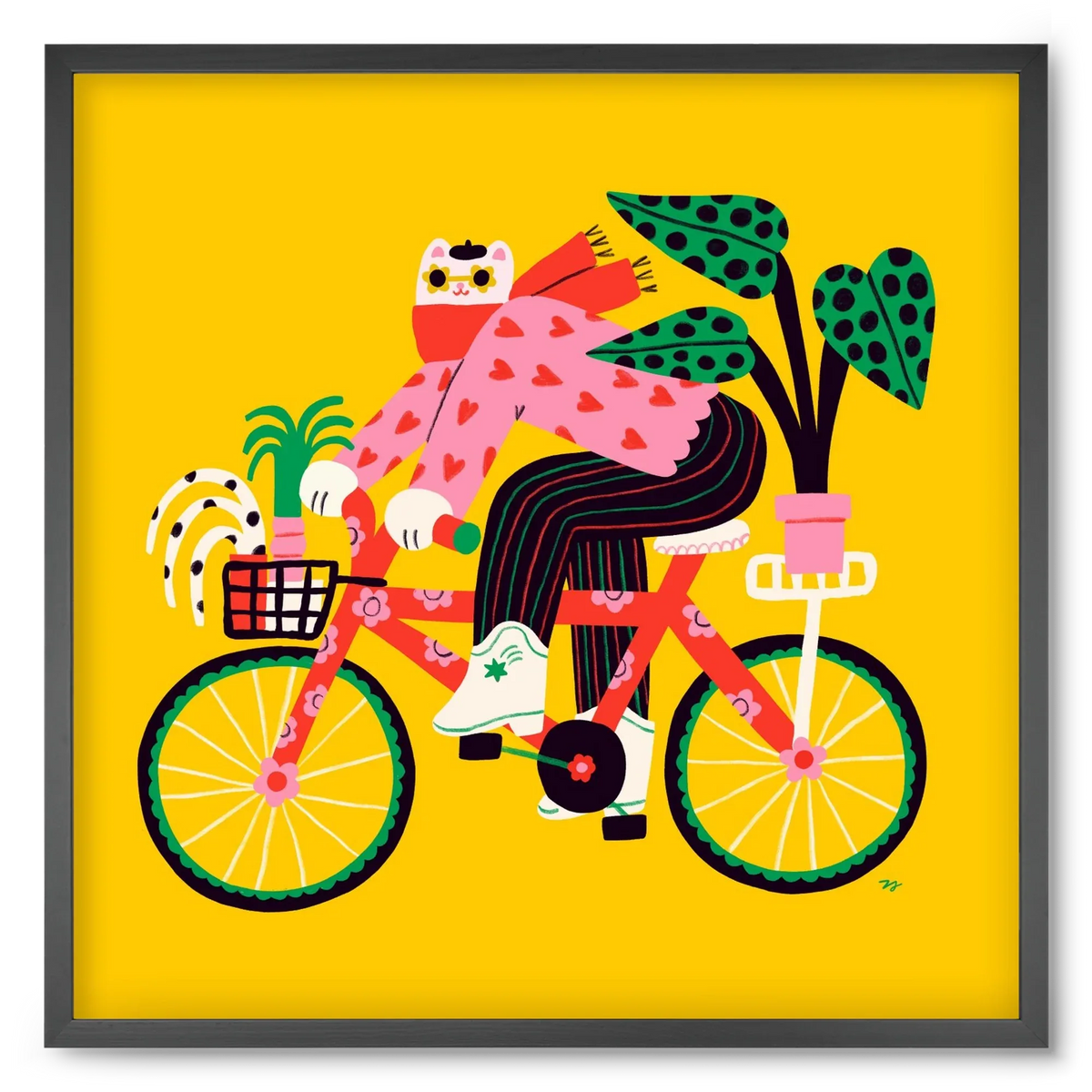 Biking Cat - artbridge