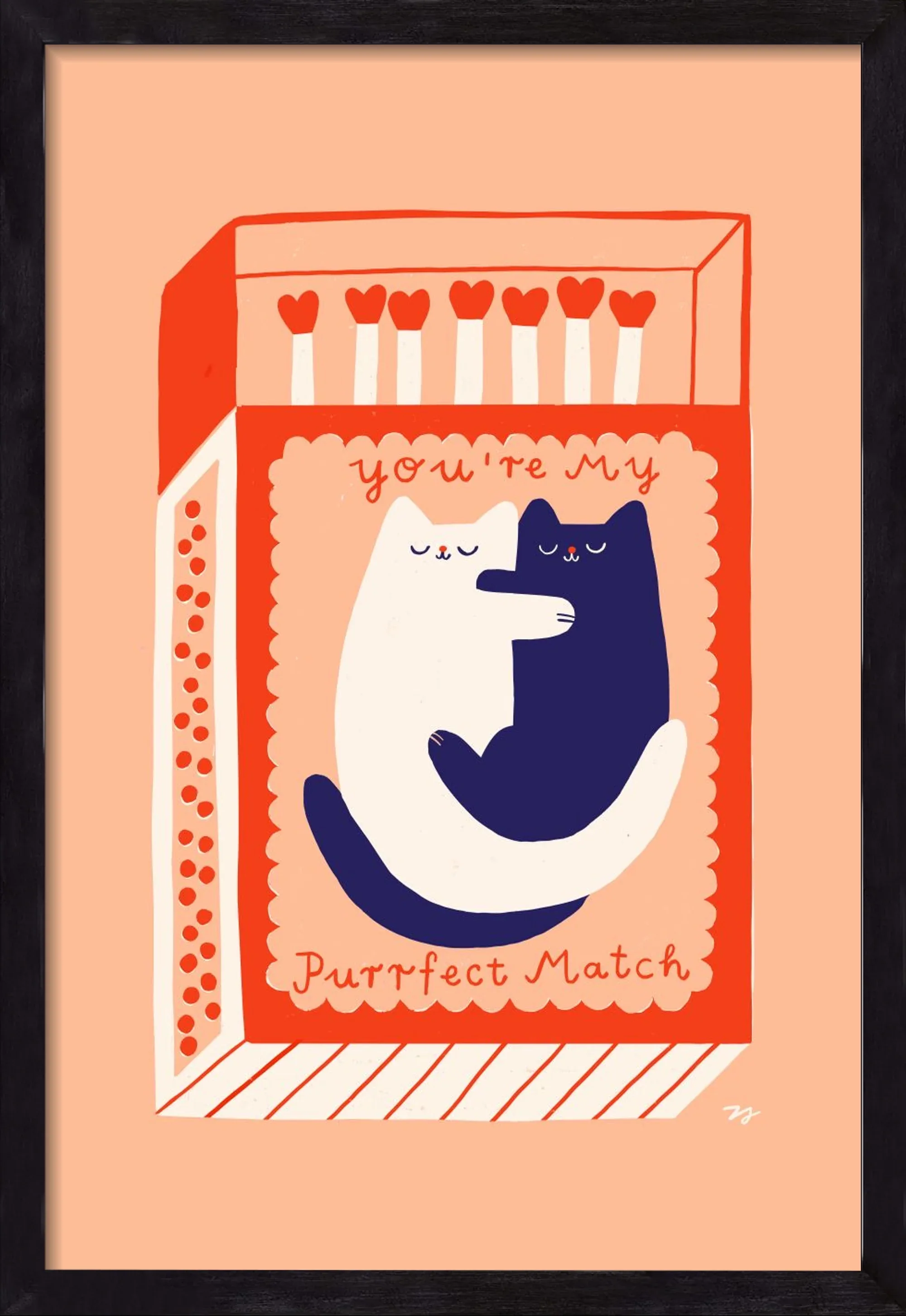 You are My Purrfect Match - artbridge