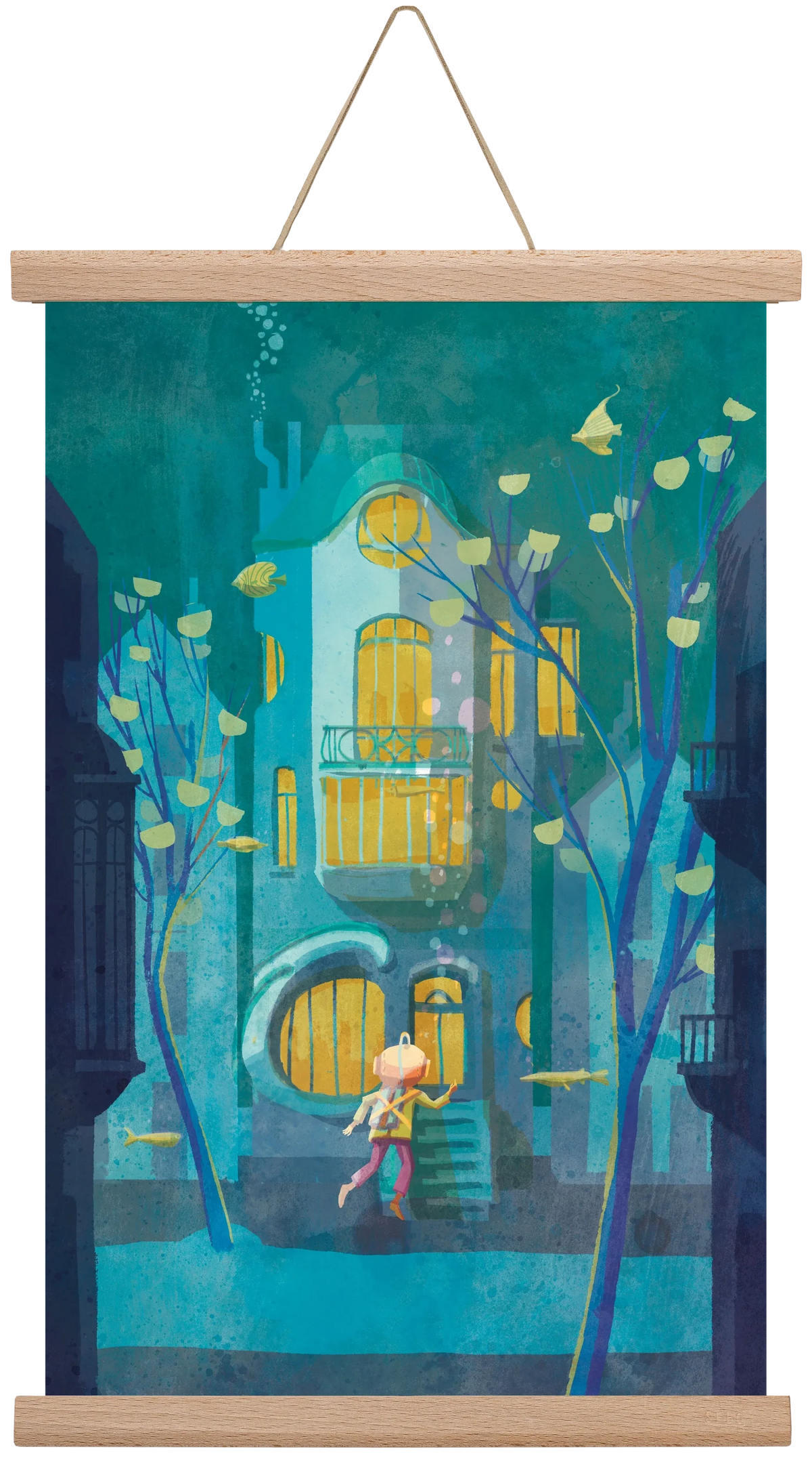 House under water - artbridge