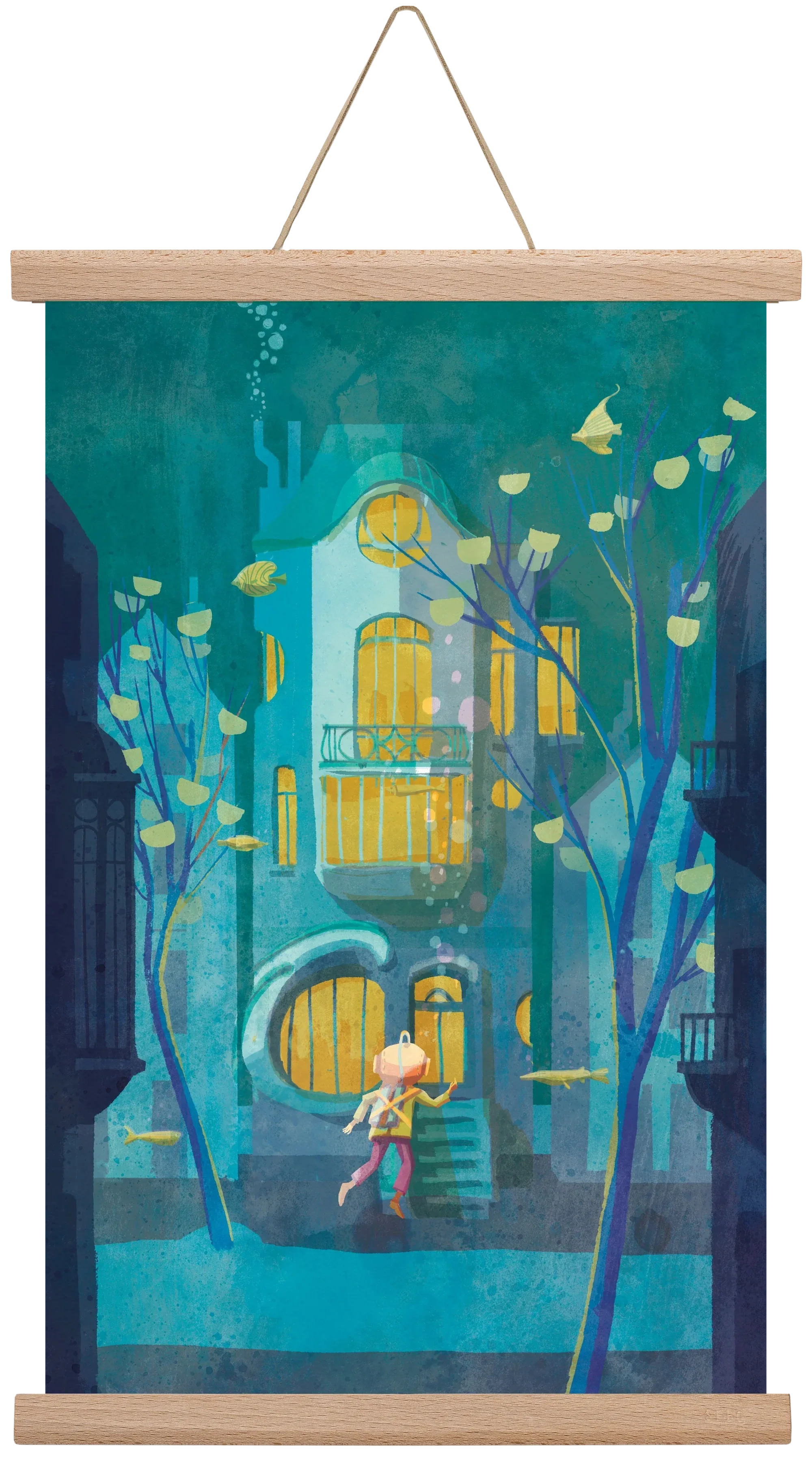 House under water - artbridge