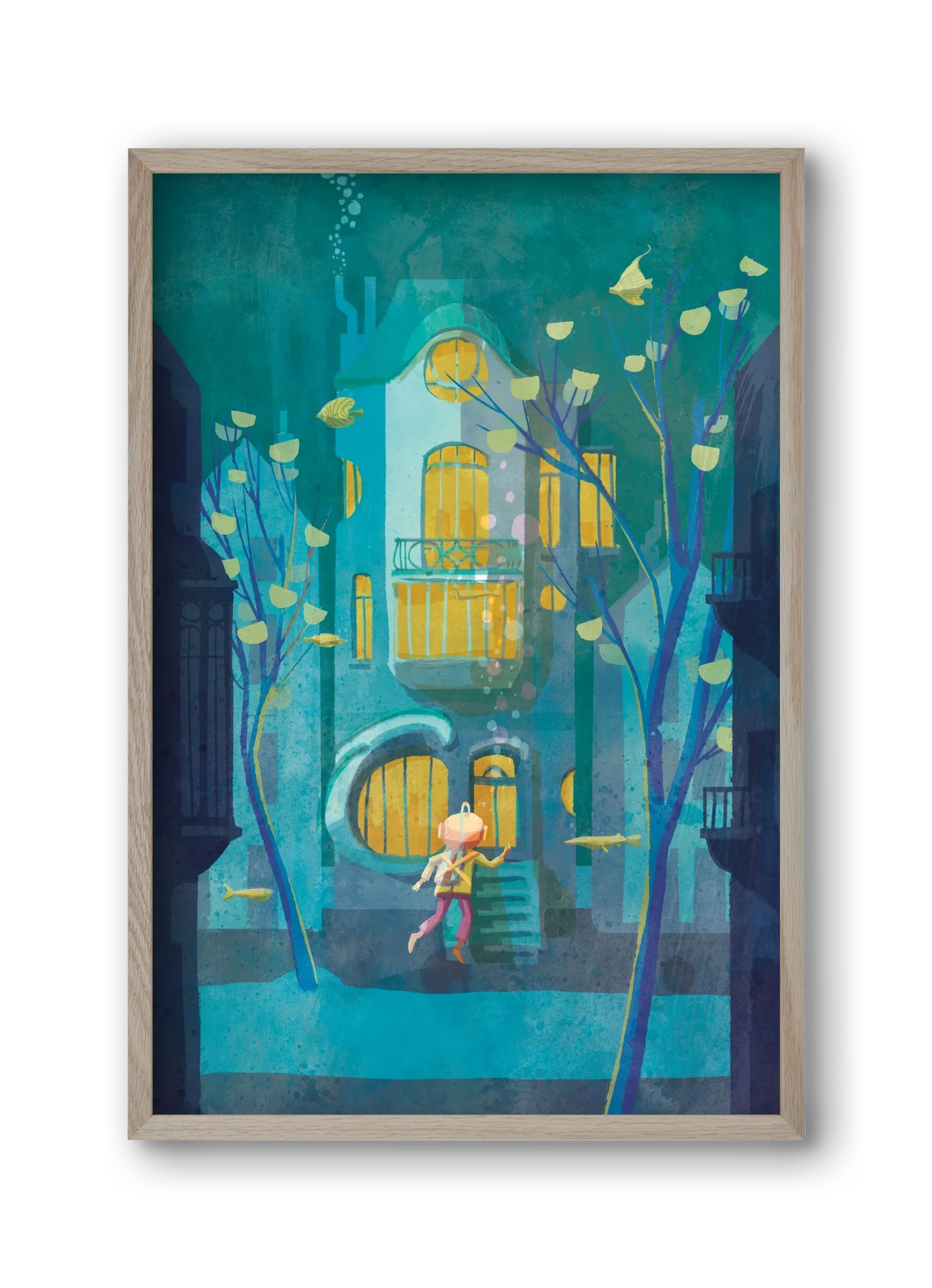 House under water - artbridge