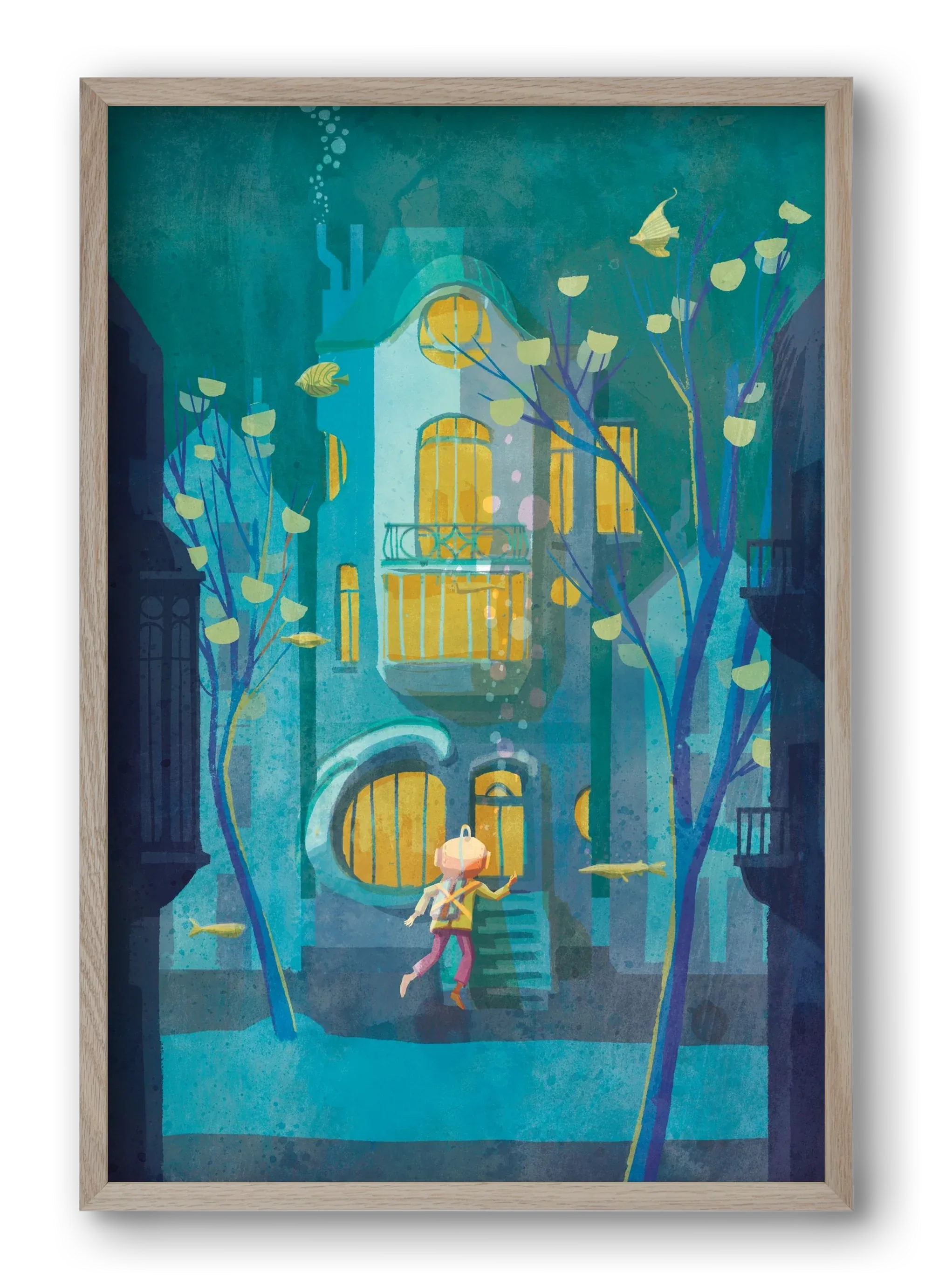 House under water - artbridge
