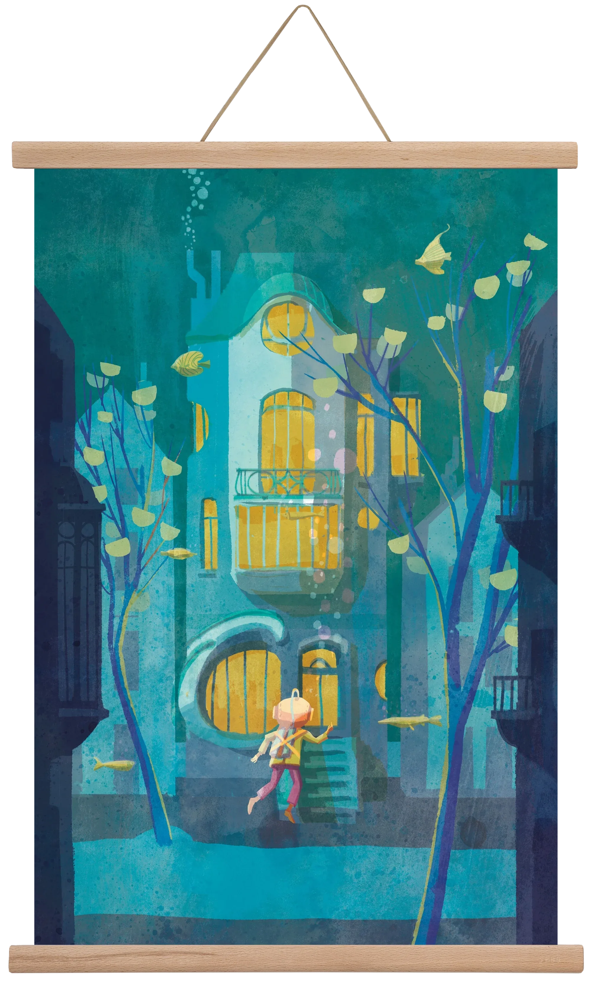House under water - artbridge