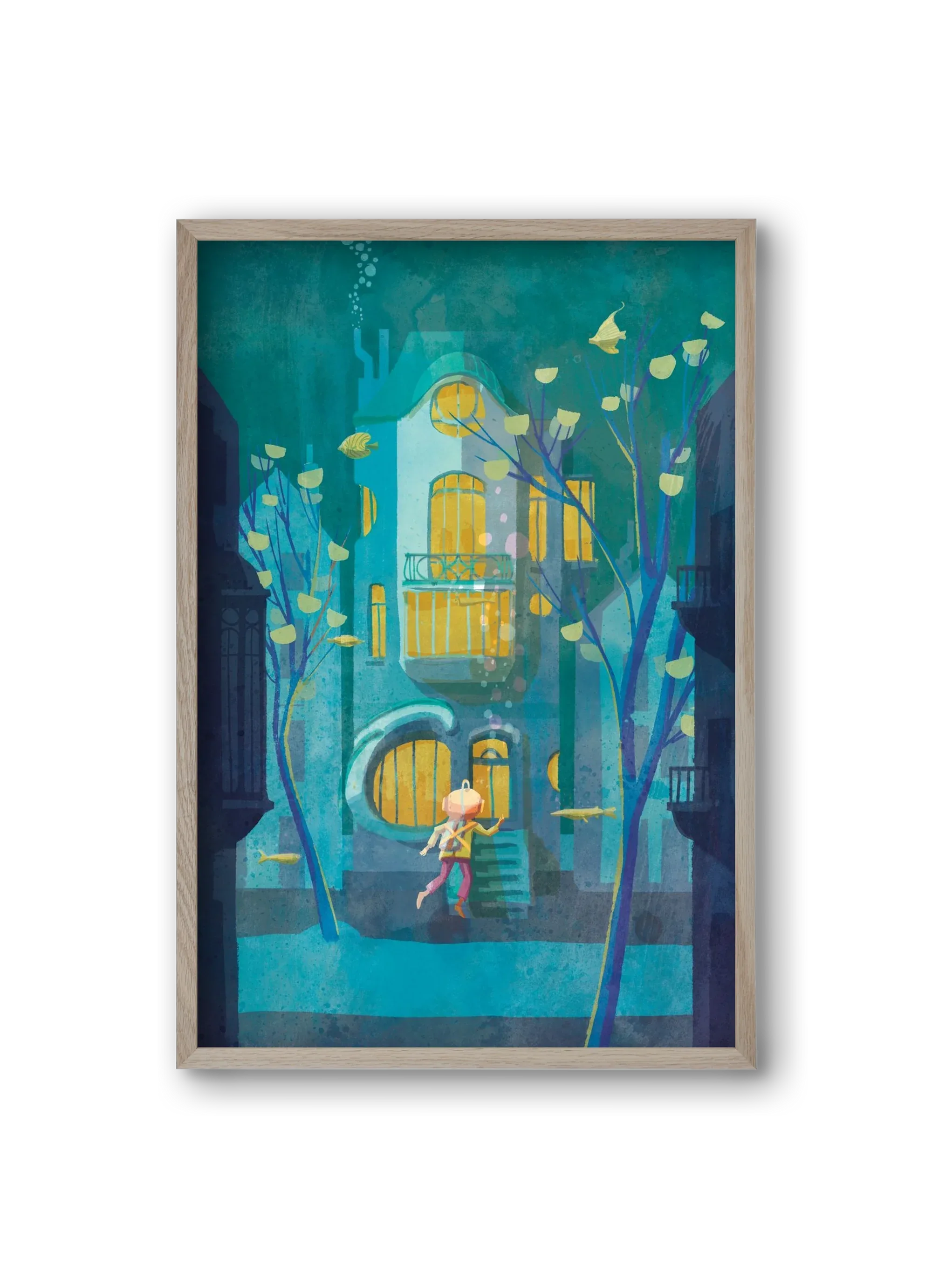 House under water - artbridge