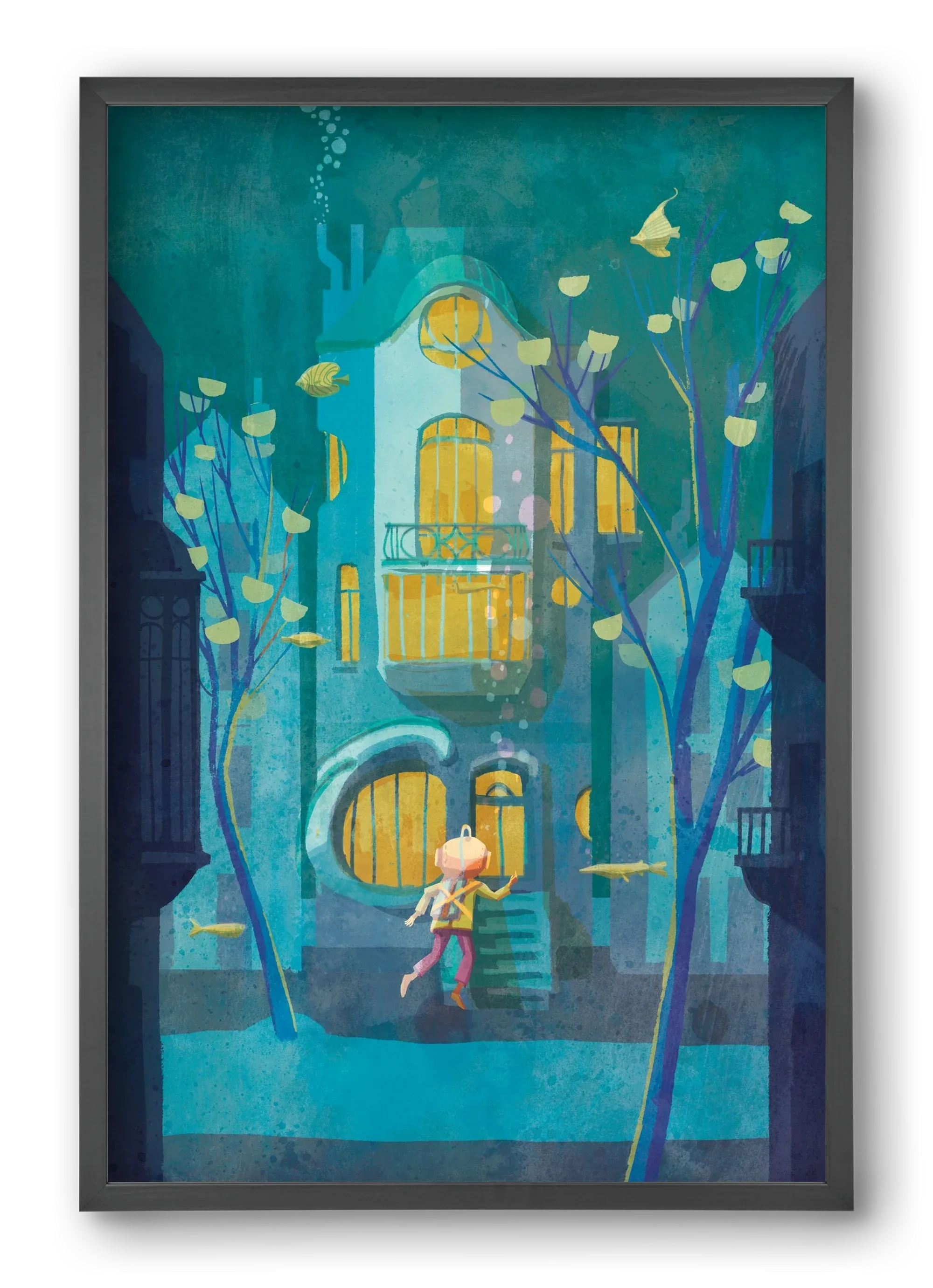 House under water - artbridge