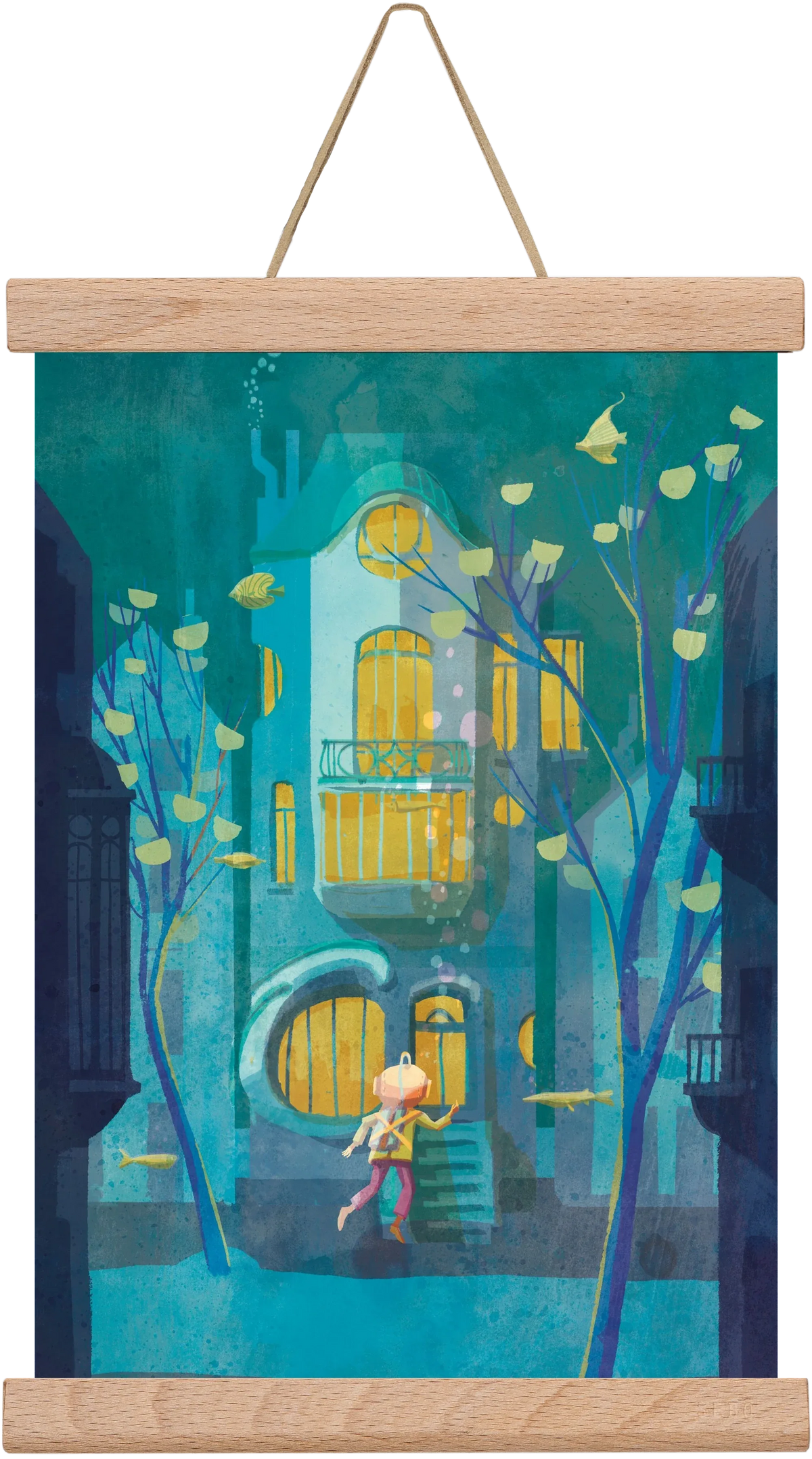 House under water - artbridge