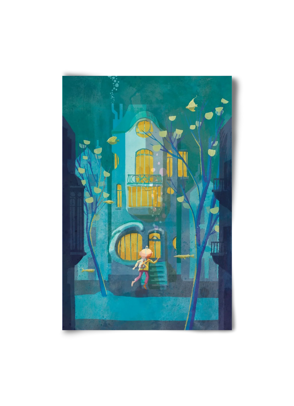 House under water - artbridge