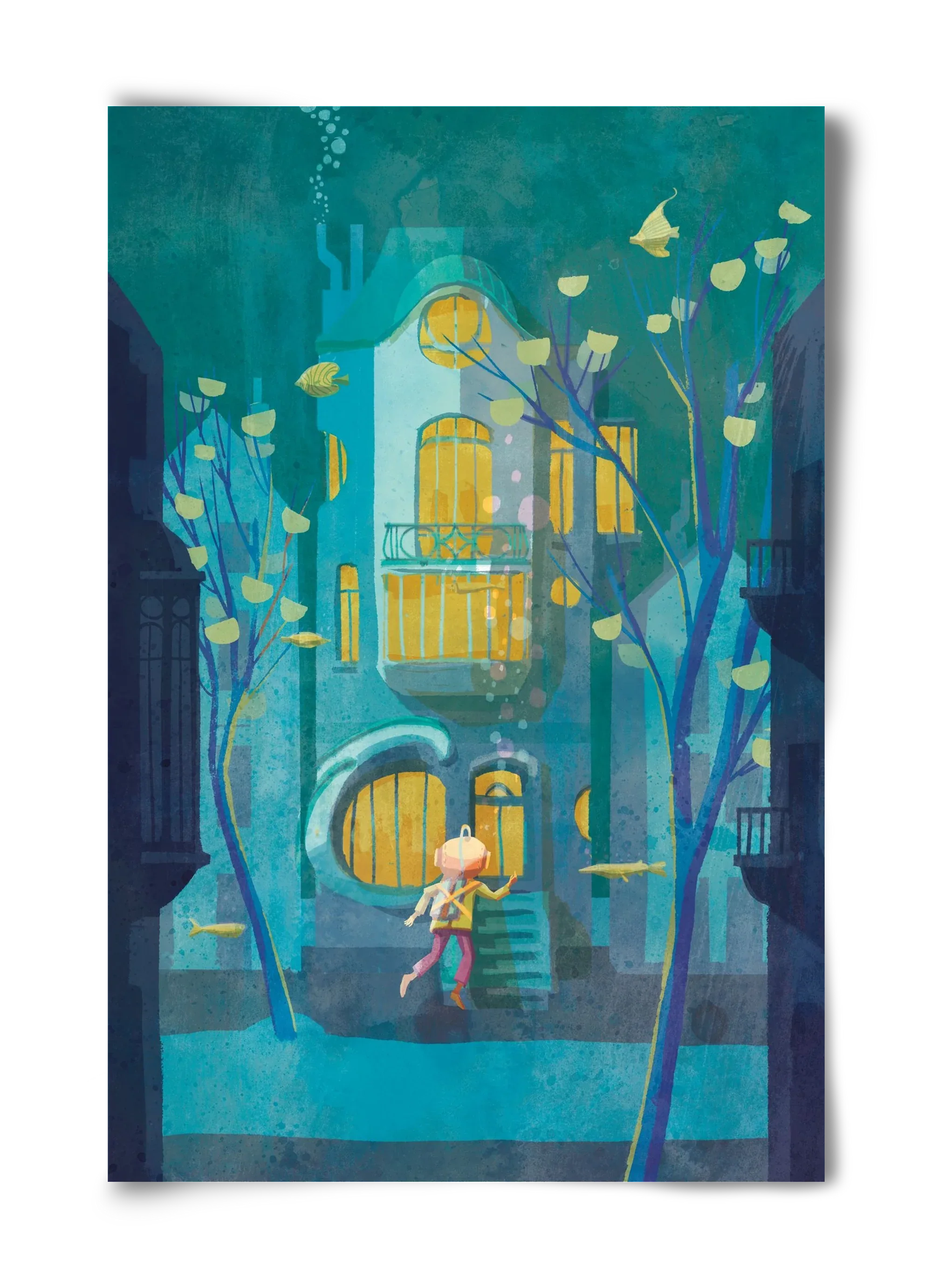 House under water - artbridge