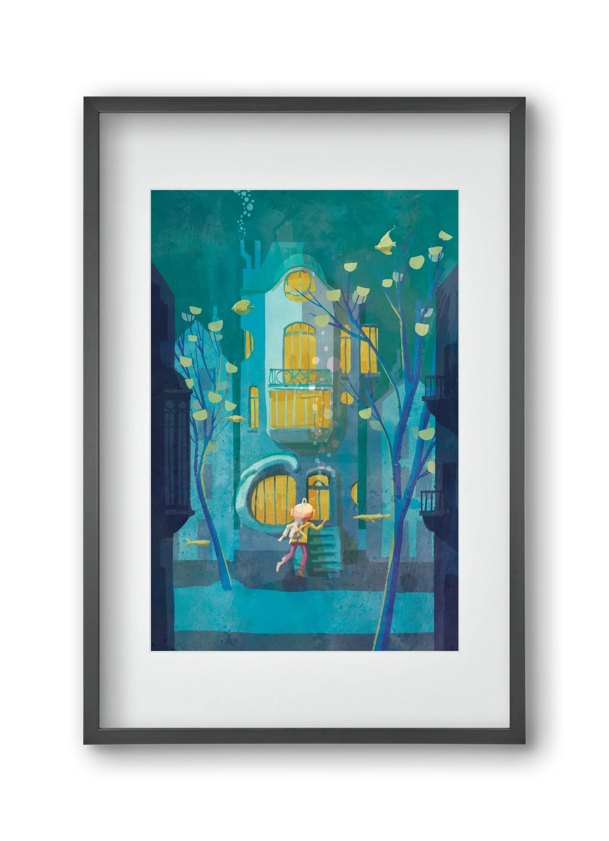 House under water - artbridge
