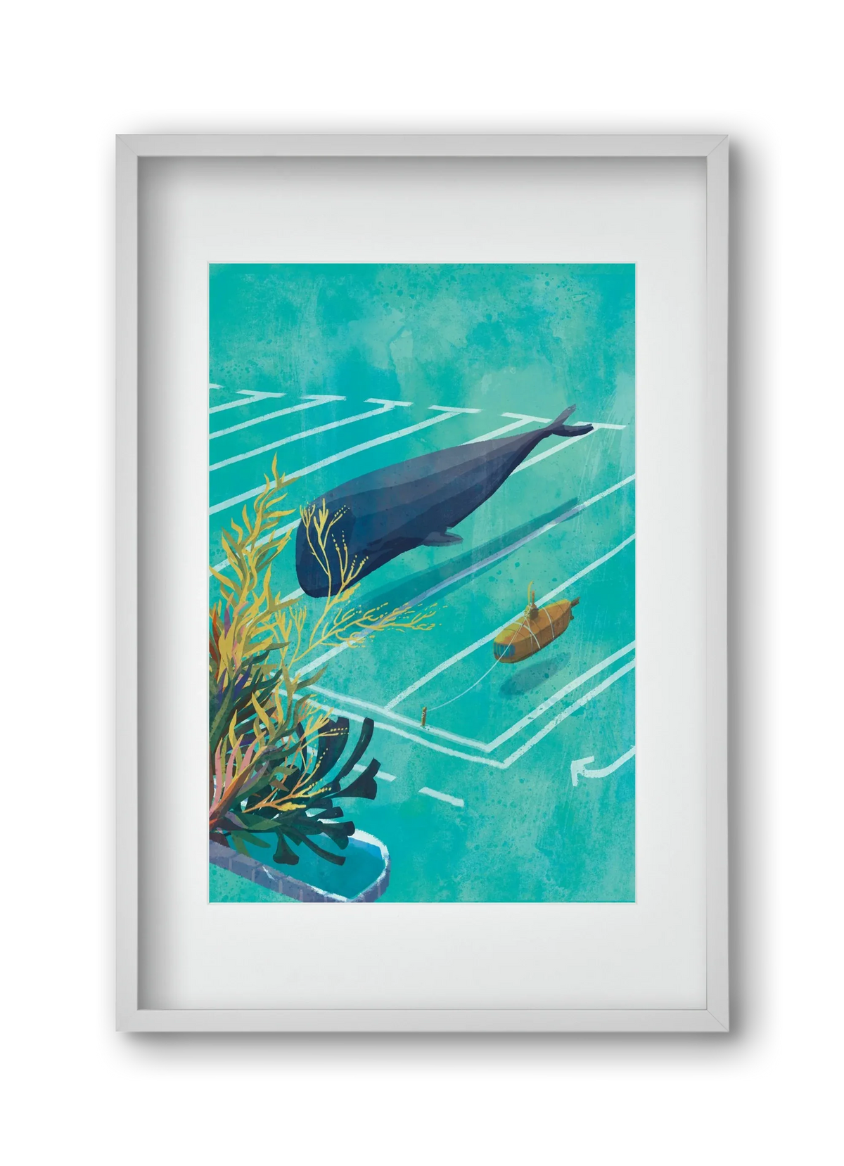 Whale in the parking lot - artbridge
