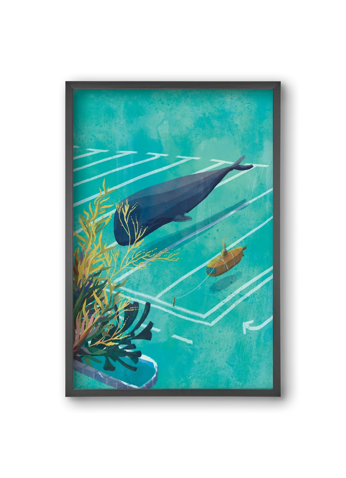 Whale in the parking lot - artbridge