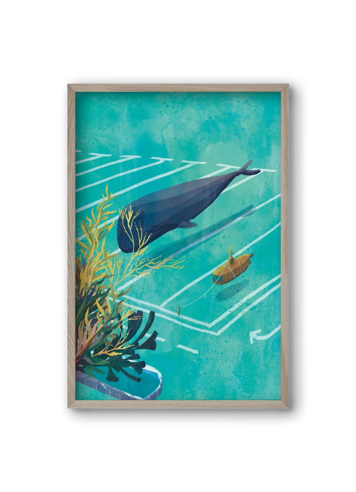 Whale in the parking lot - artbridge