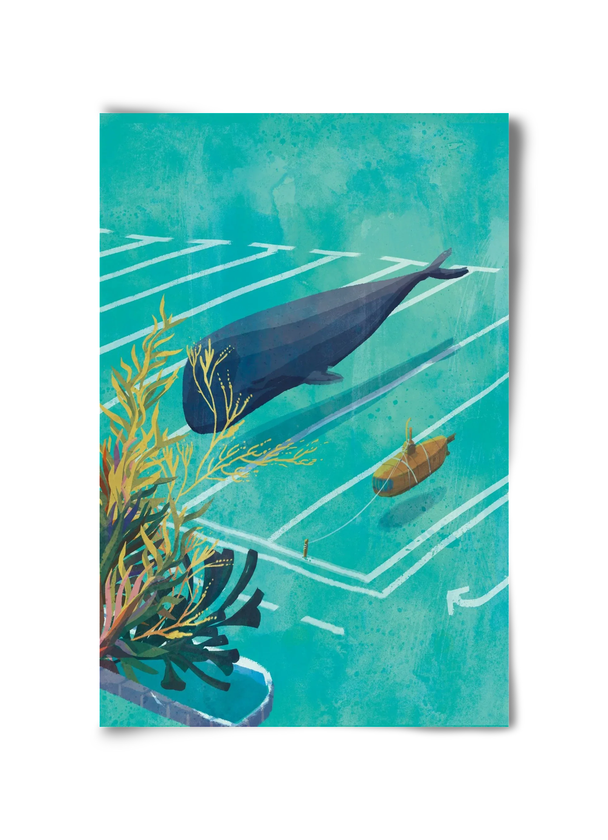 Whale in the parking lot - artbridge