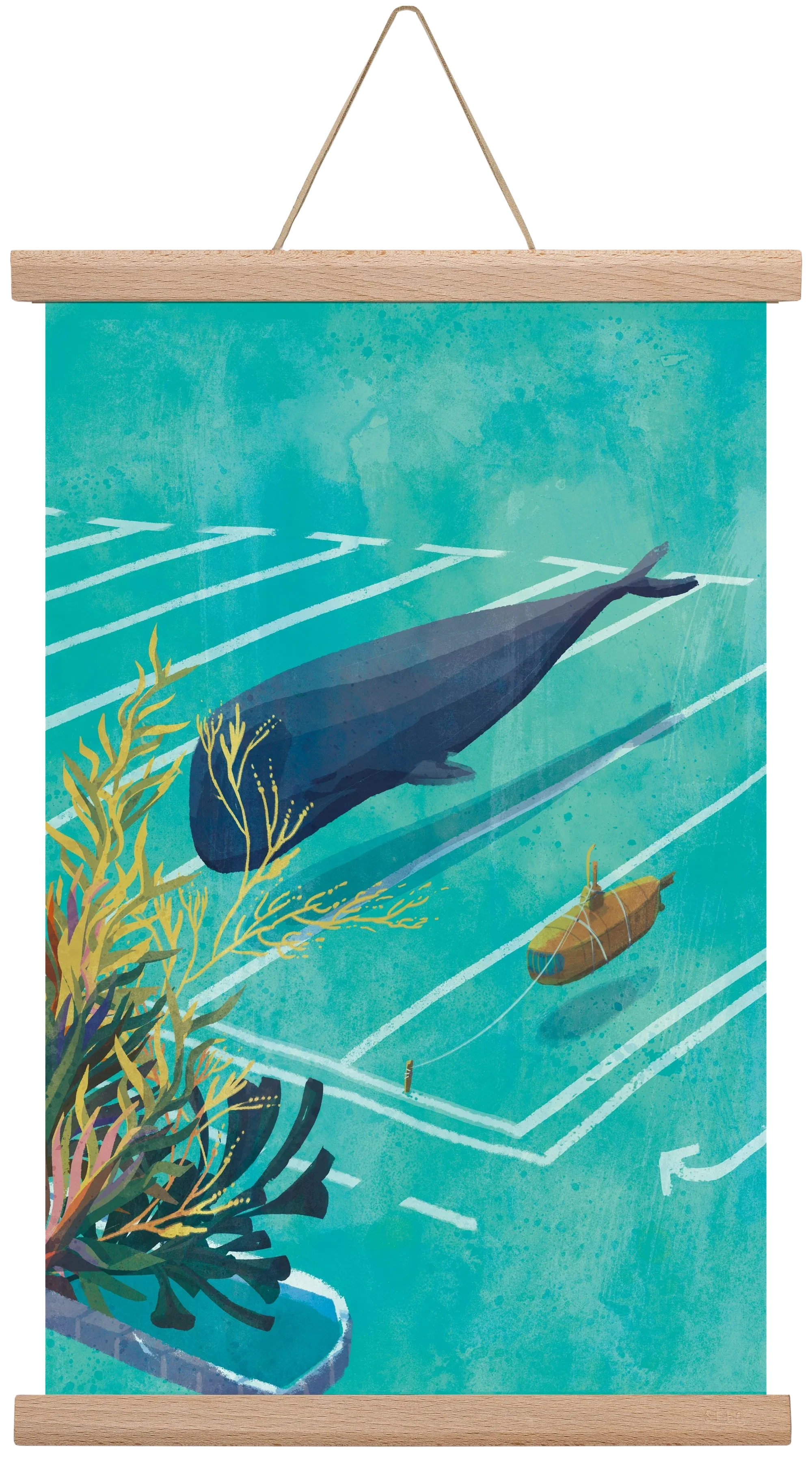 Whale in the parking lot - artbridge