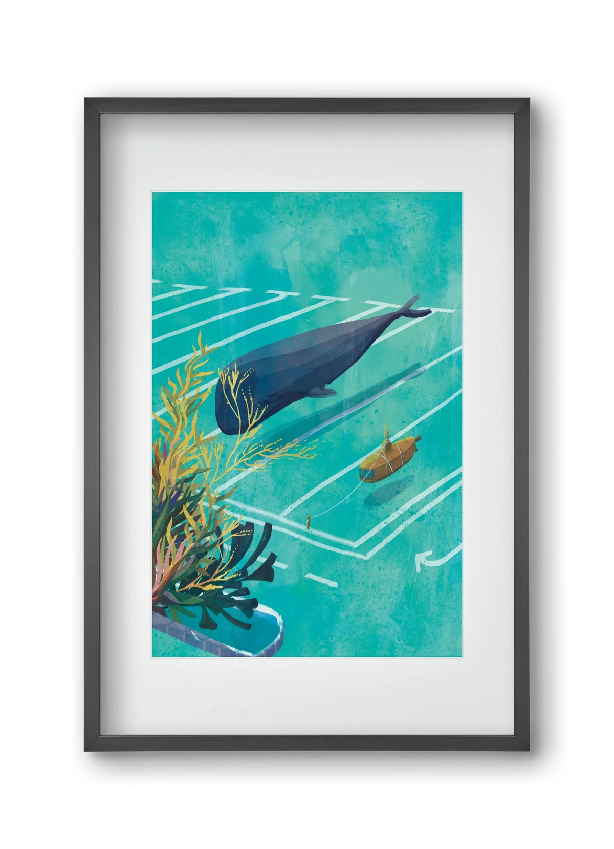 Whale in the parking lot - artbridge
