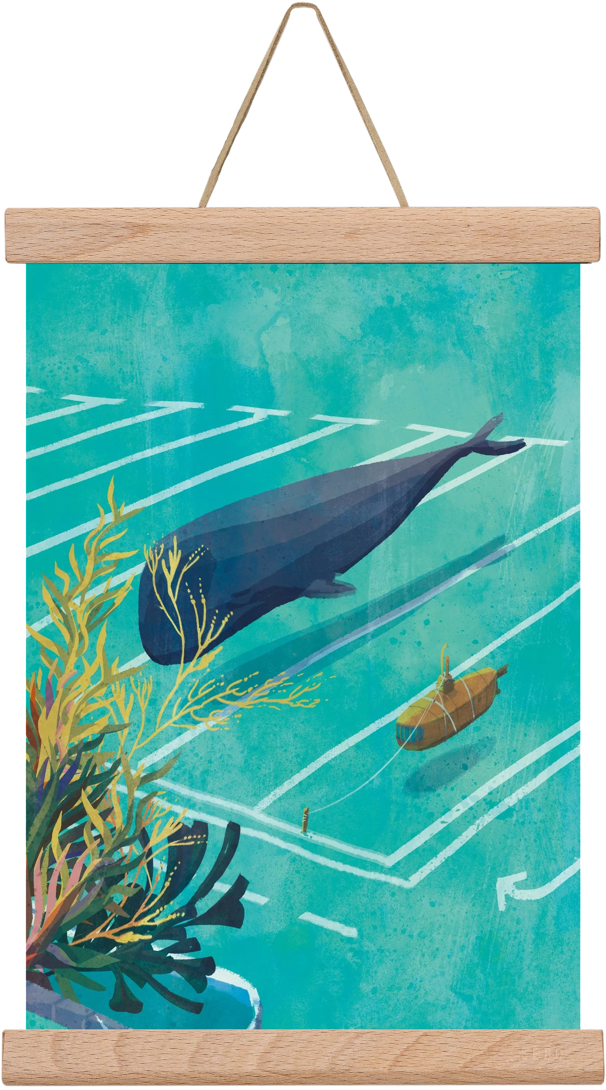 Whale in the parking lot - artbridge