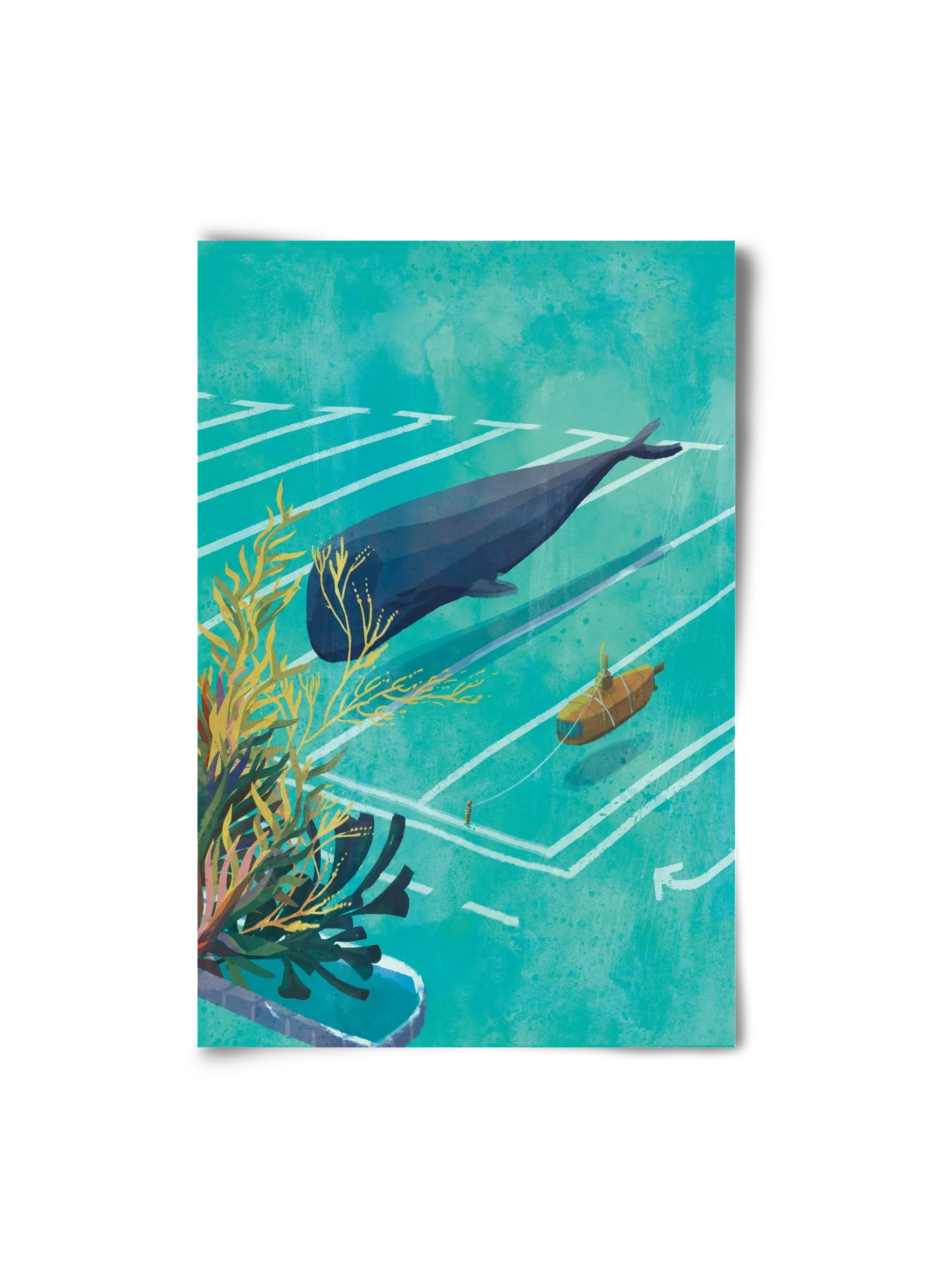 Whale in the parking lot - artbridge