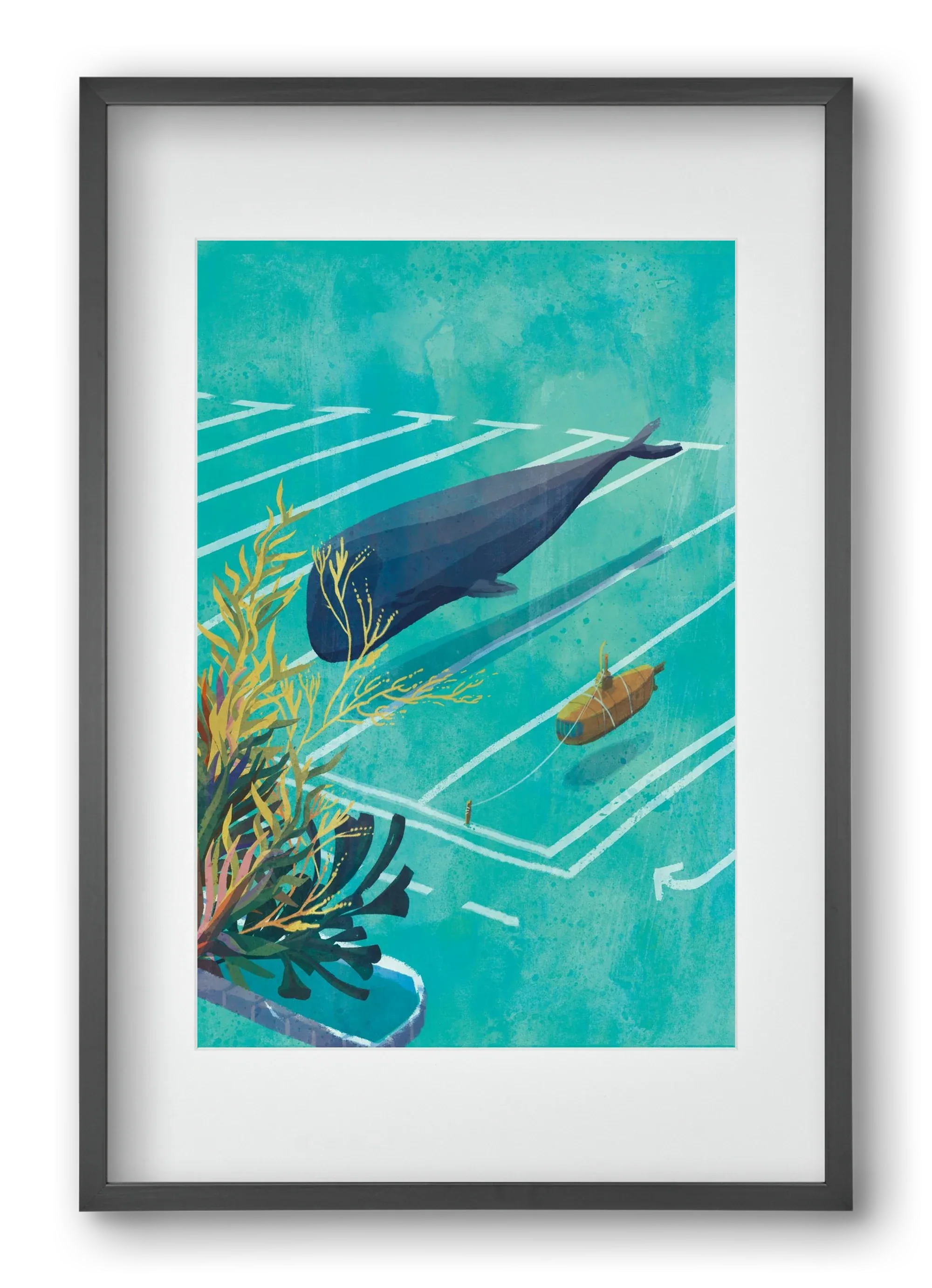 Whale in the parking lot - artbridge