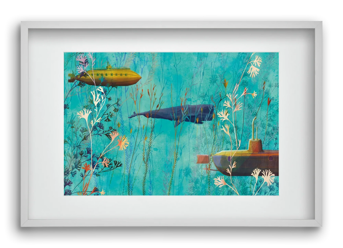 Whales and submarines - artbridge