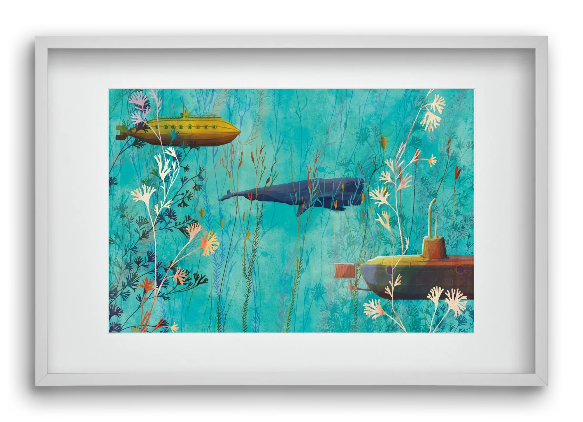 Whales and submarines - artbridge