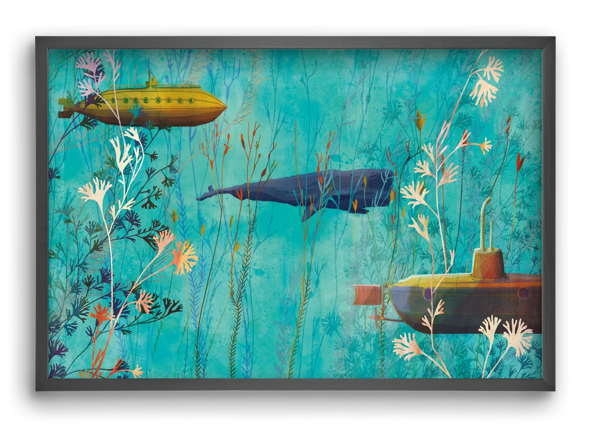Whales and submarines - artbridge
