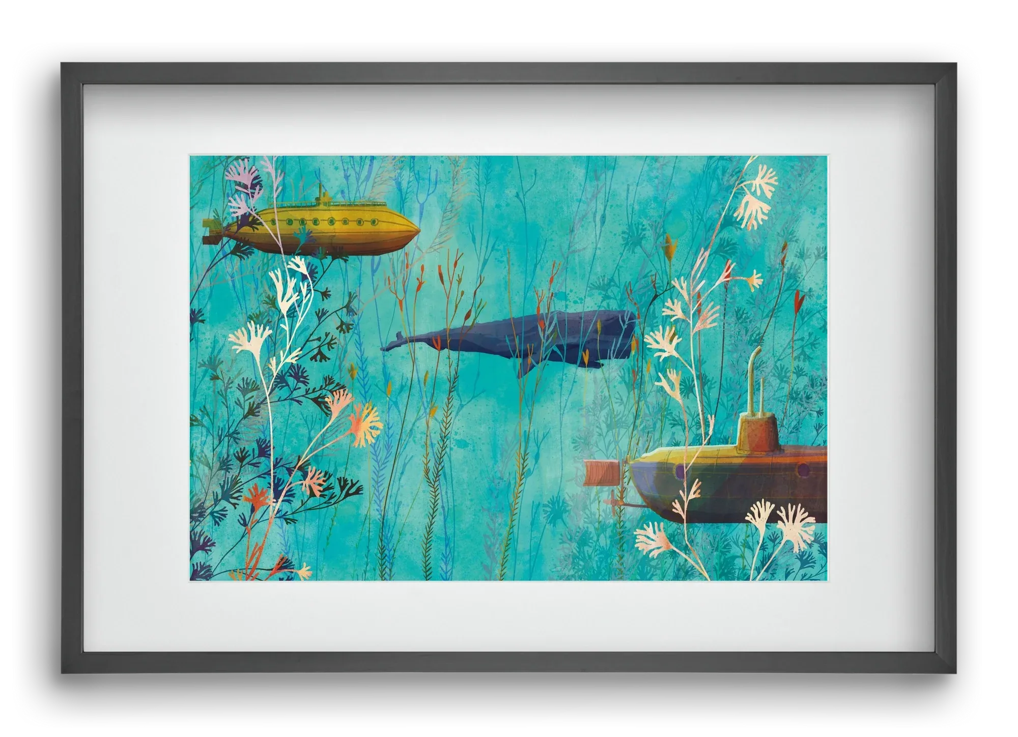 Whales and submarines - artbridge