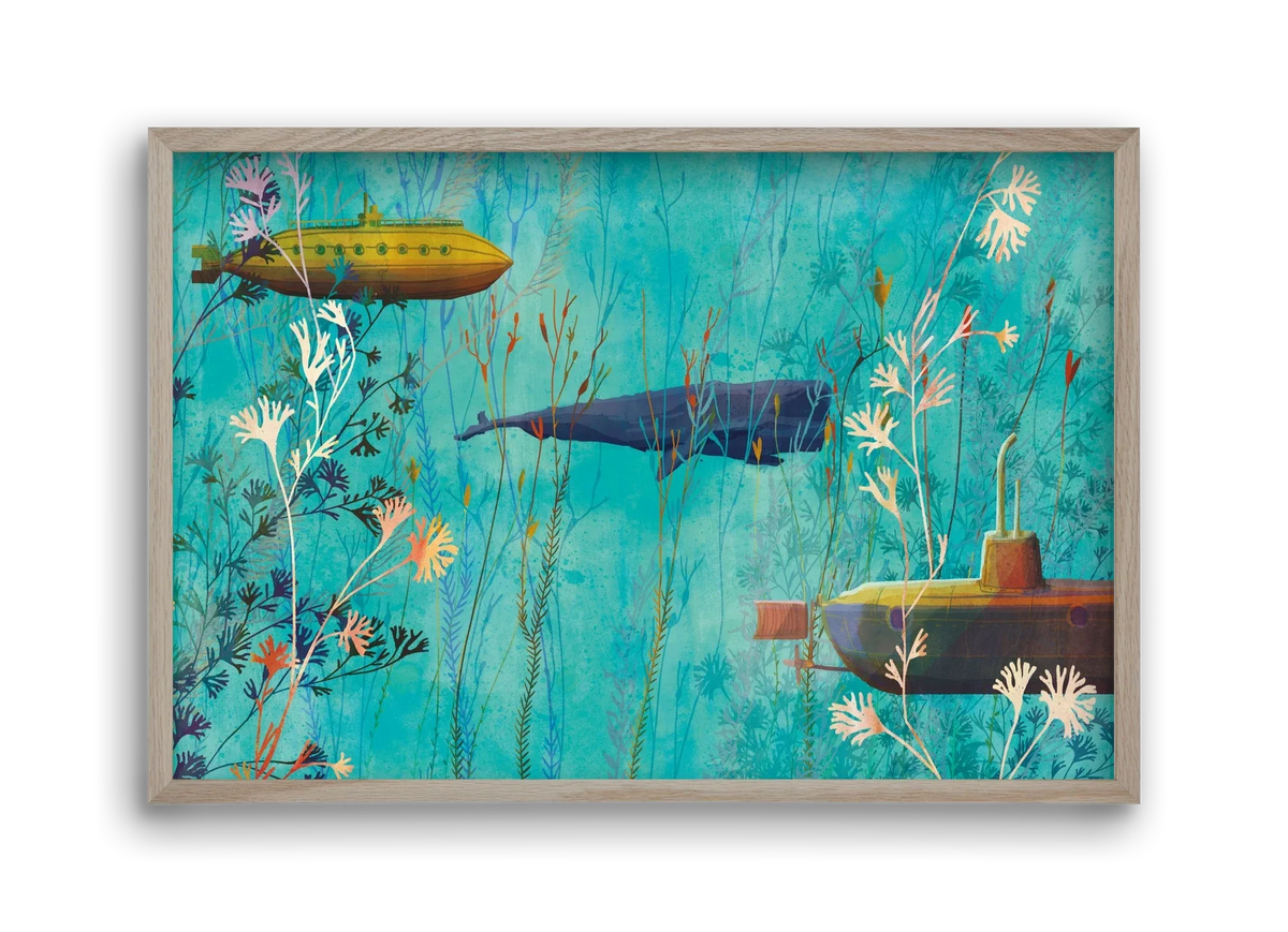 Whales and submarines - artbridge