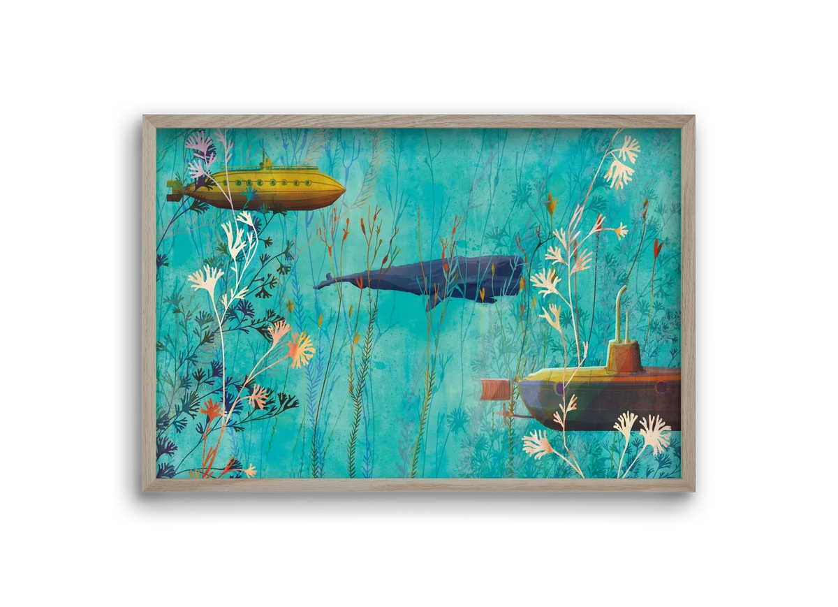 Whales and submarines - artbridge