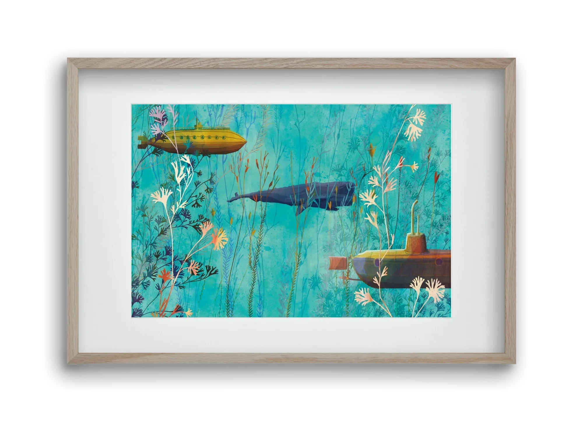 Whales and submarines - artbridge