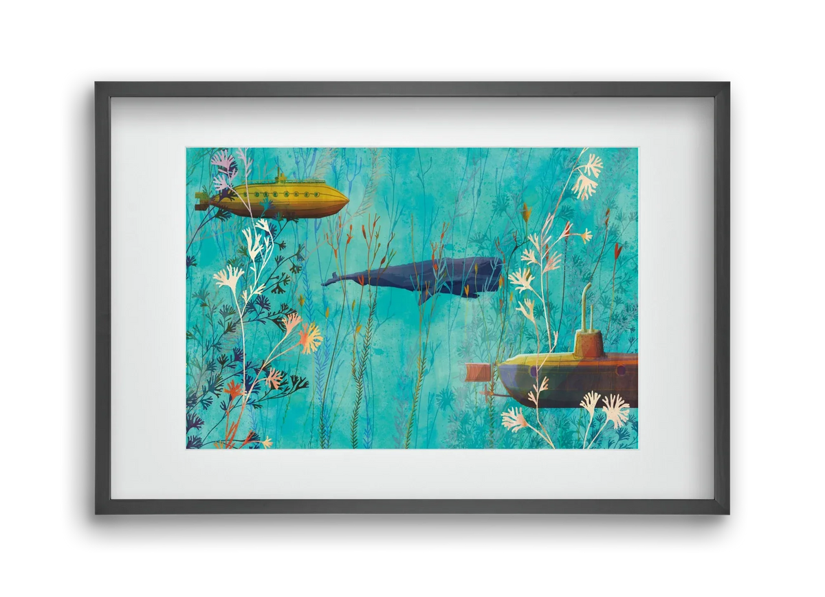 Whales and submarines - artbridge