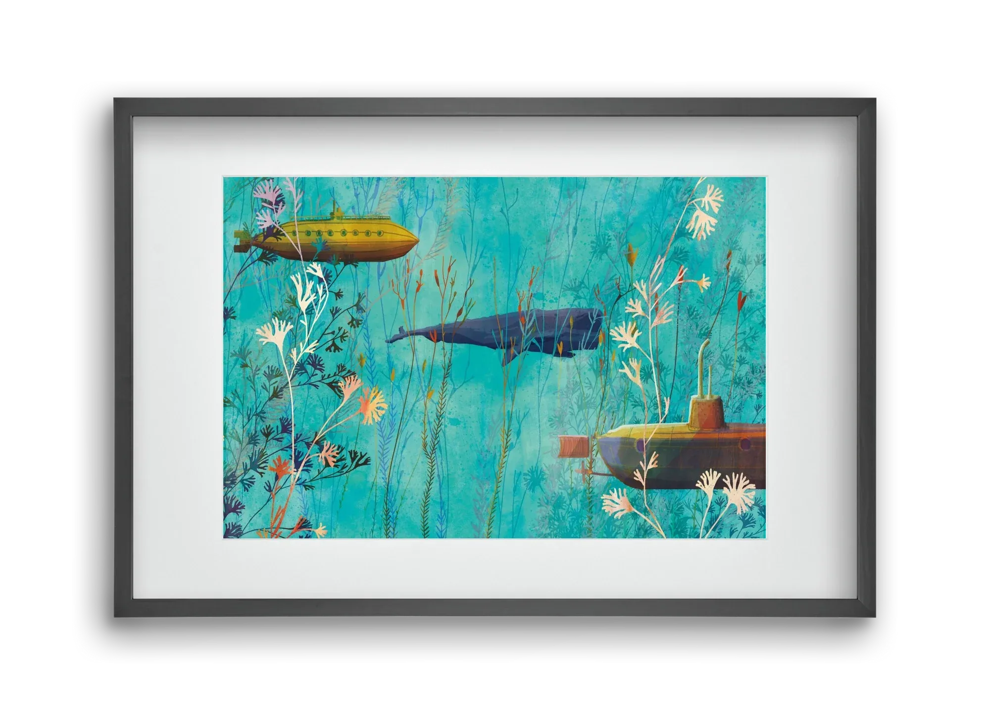 Whales and submarines - artbridge