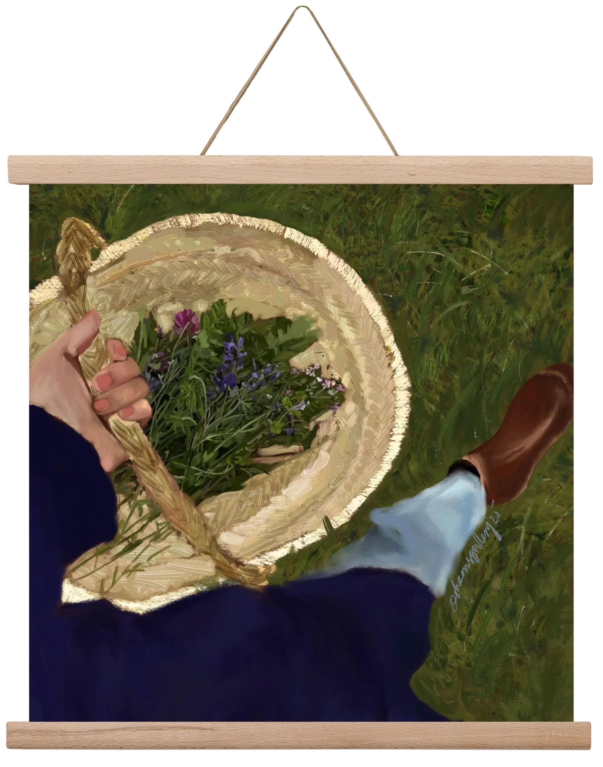 A BASKET OF FLOWERS - artbridge