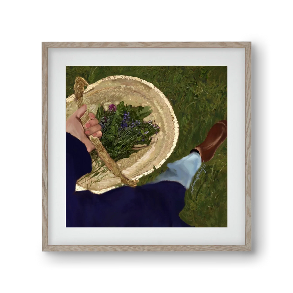 A BASKET OF FLOWERS - artbridge