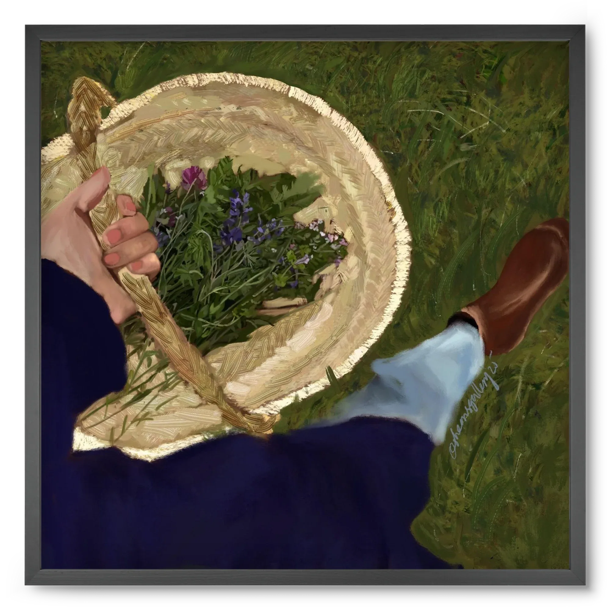 A BASKET OF FLOWERS - artbridge