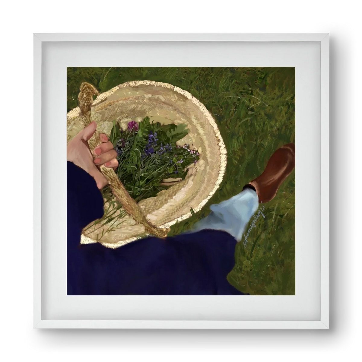 A BASKET OF FLOWERS - artbridge