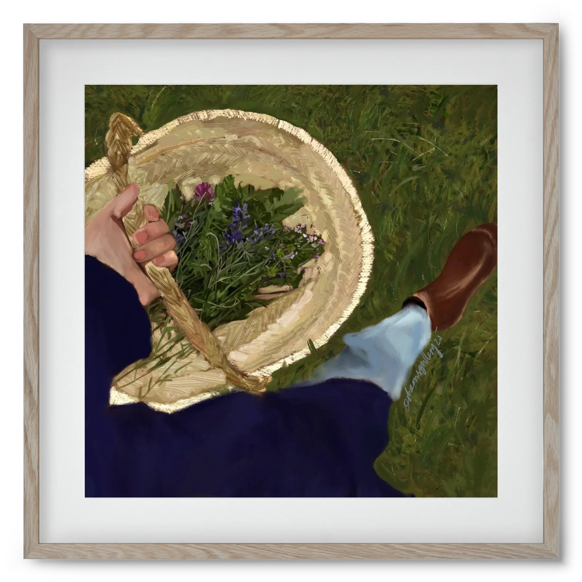 A BASKET OF FLOWERS - artbridge