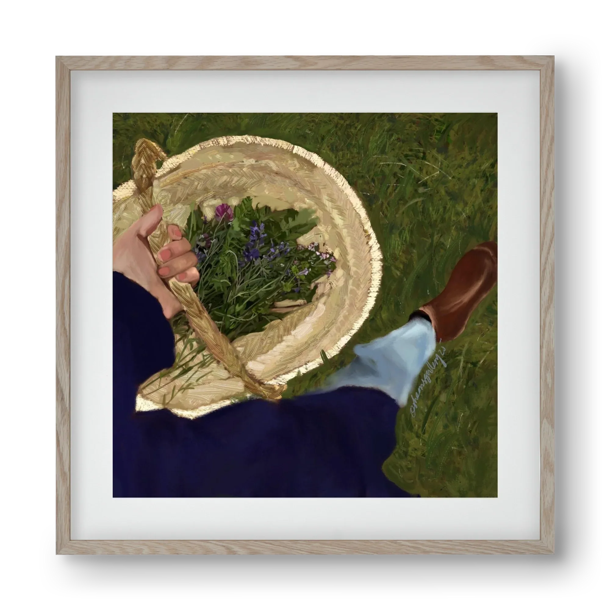 A BASKET OF FLOWERS - artbridge