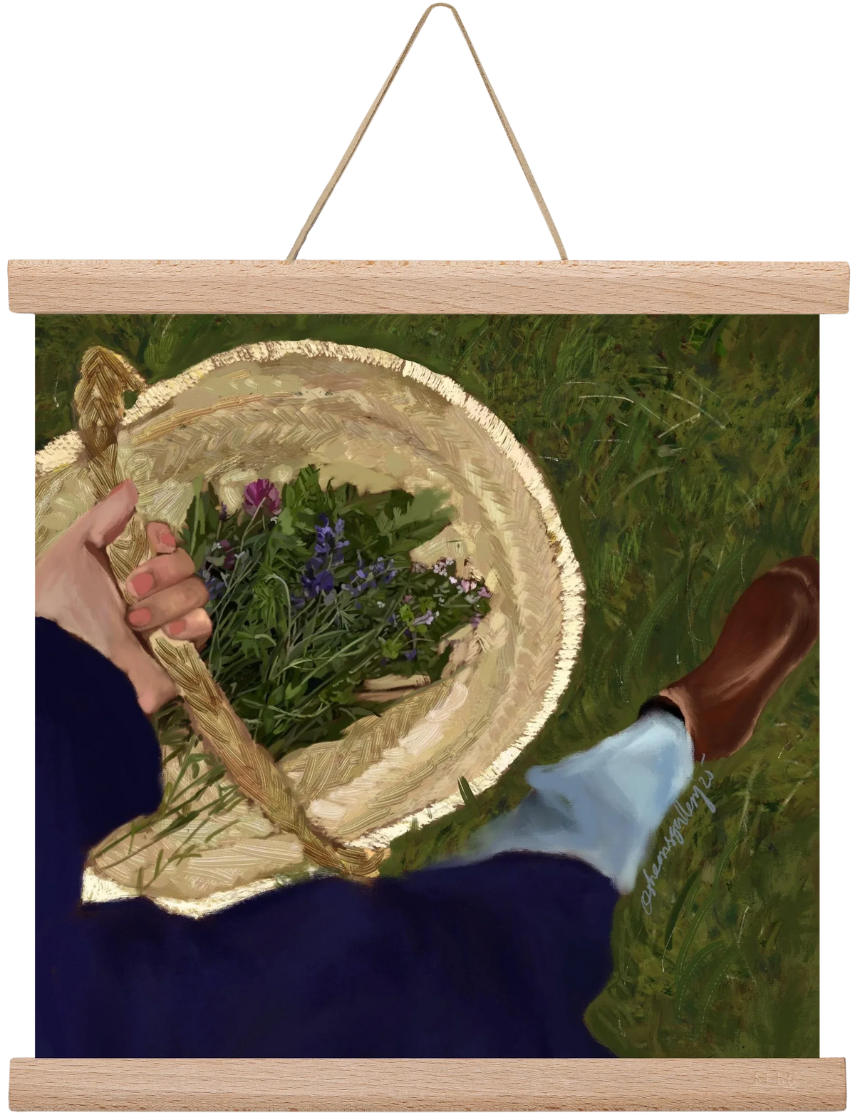 A BASKET OF FLOWERS - artbridge
