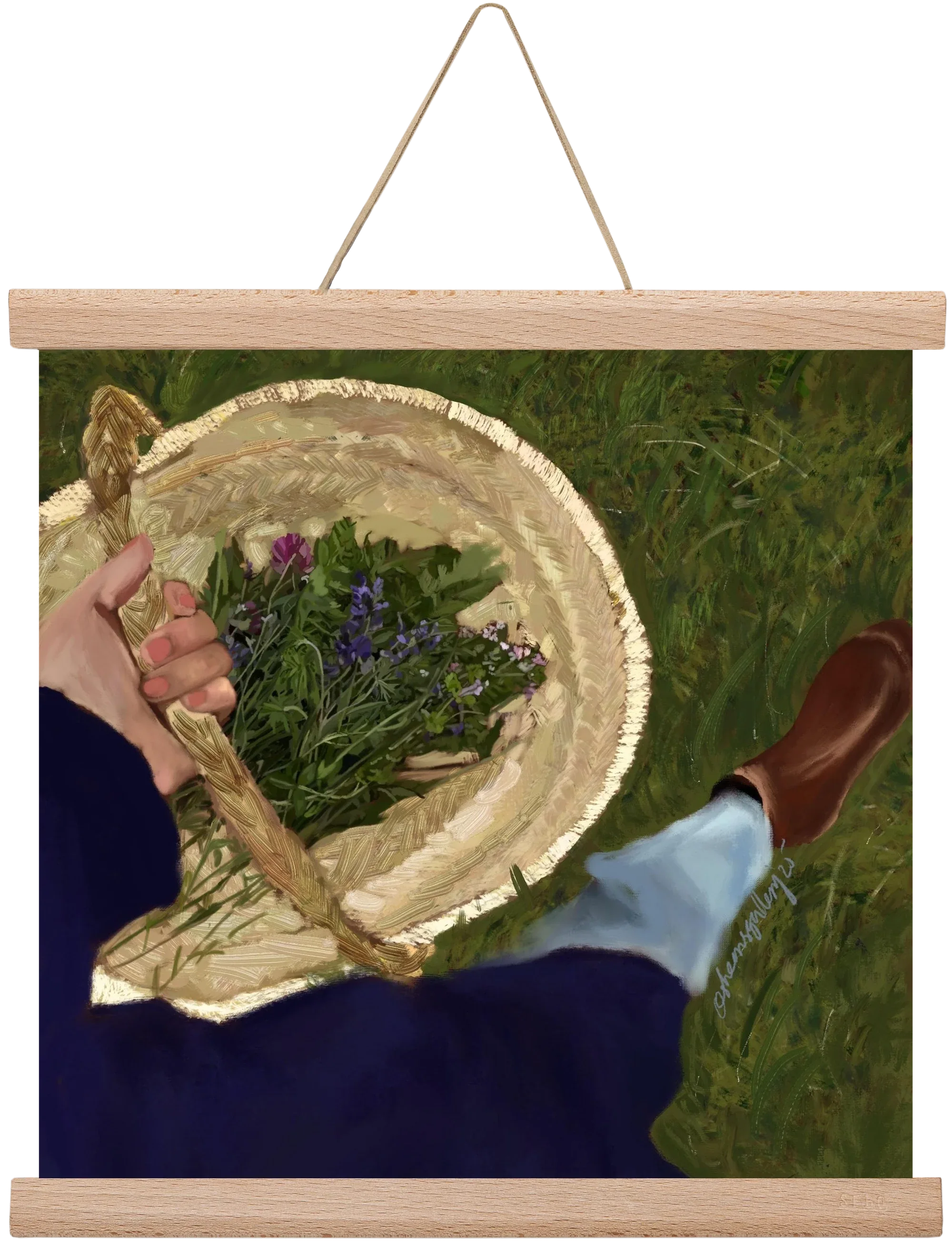 A BASKET OF FLOWERS - artbridge