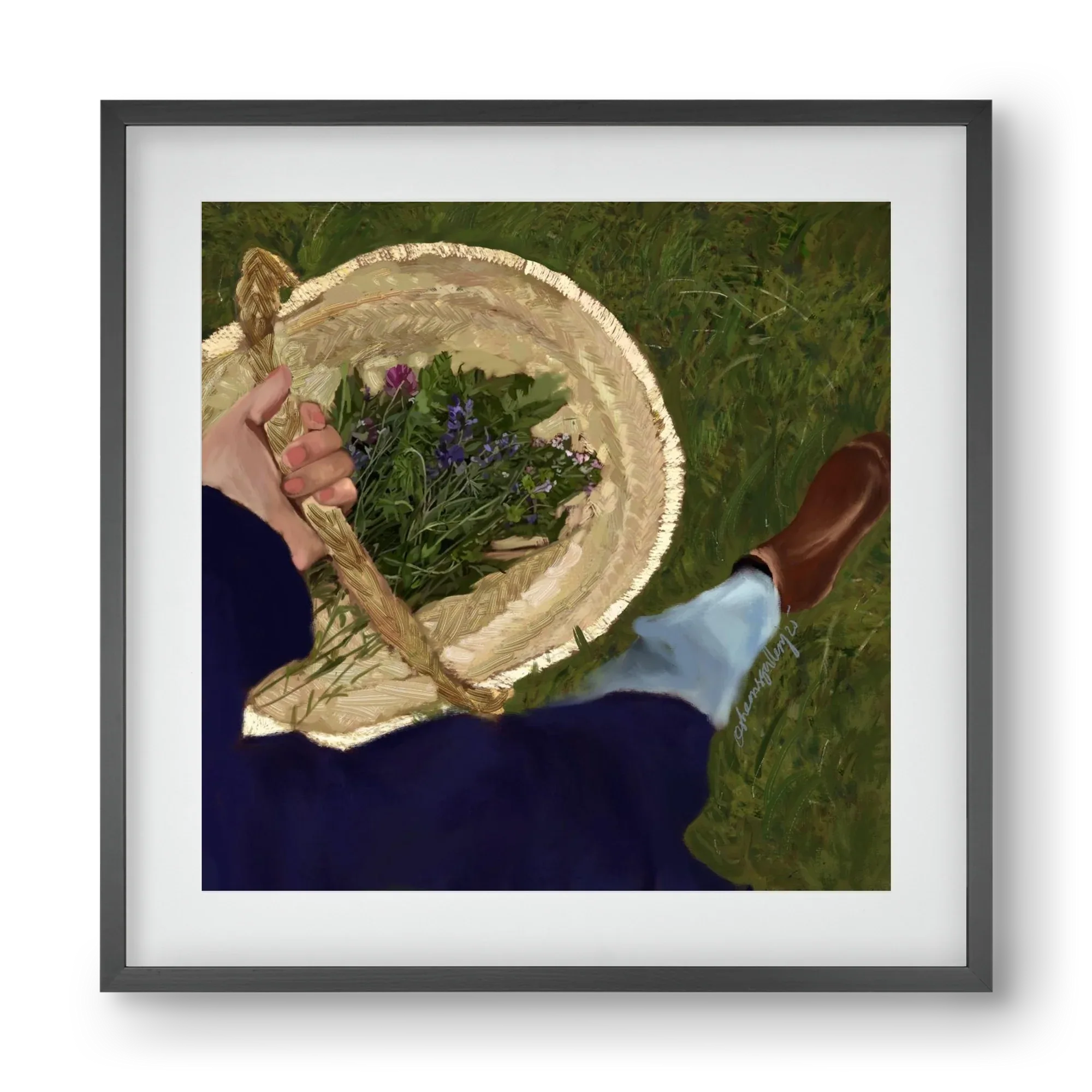 A BASKET OF FLOWERS - artbridge