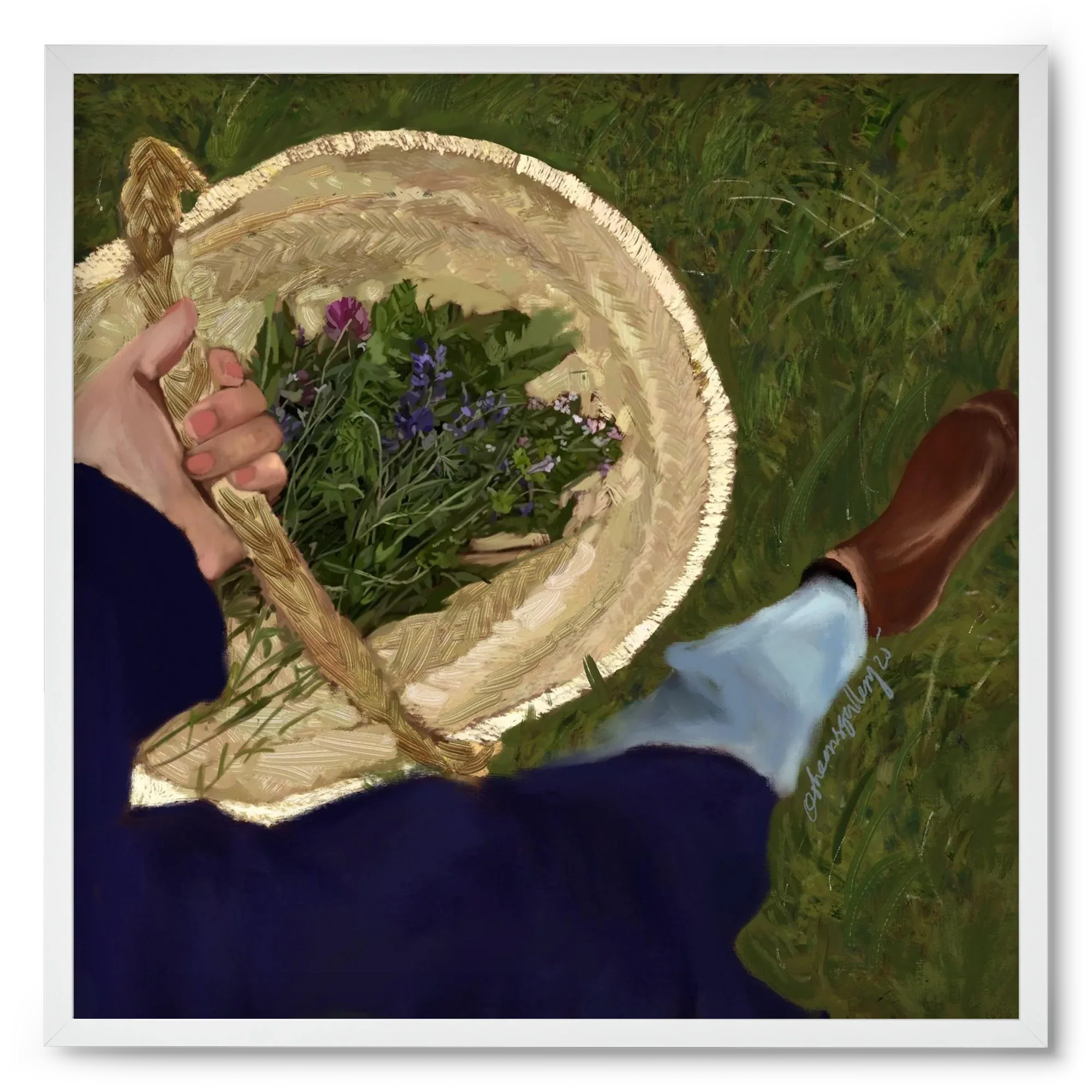 A BASKET OF FLOWERS - artbridge