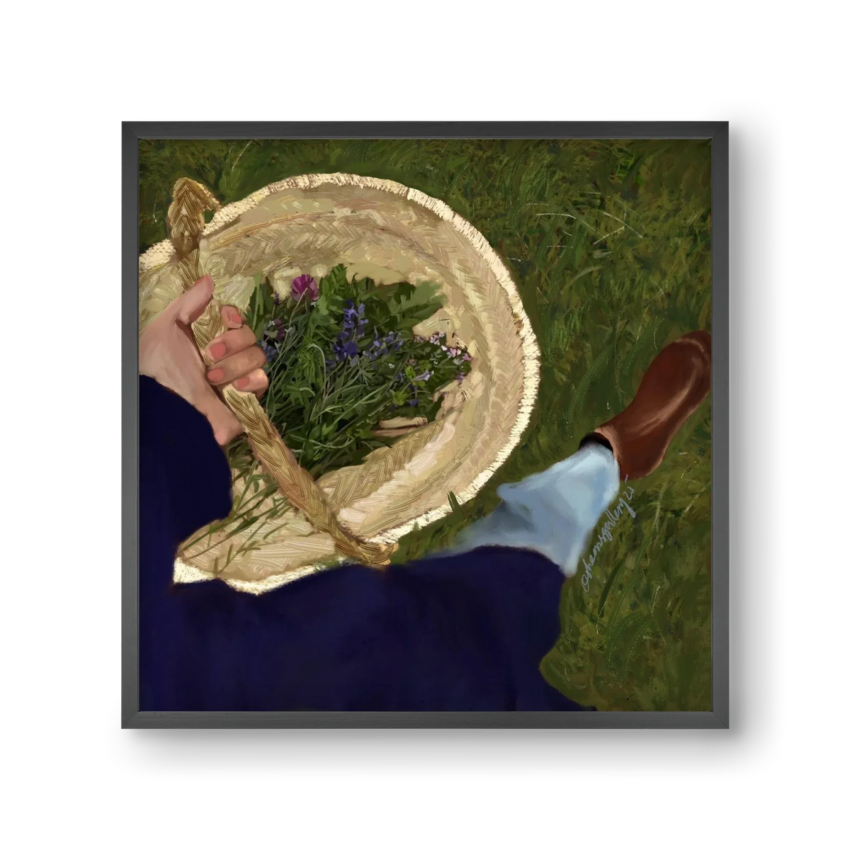 A BASKET OF FLOWERS - artbridge
