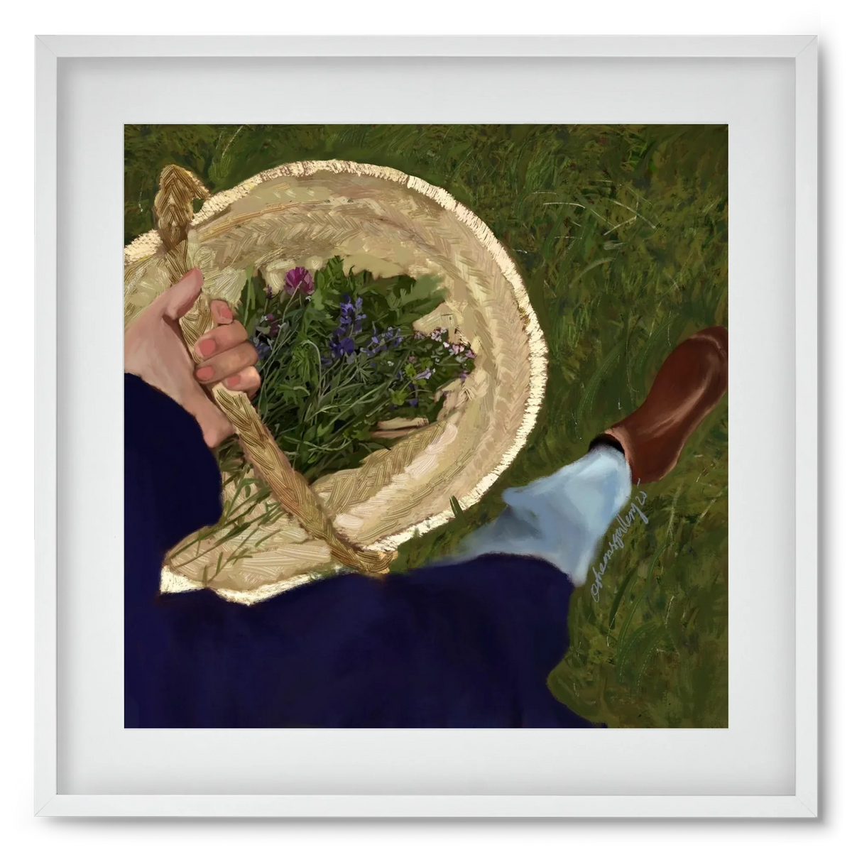 A BASKET OF FLOWERS - artbridge
