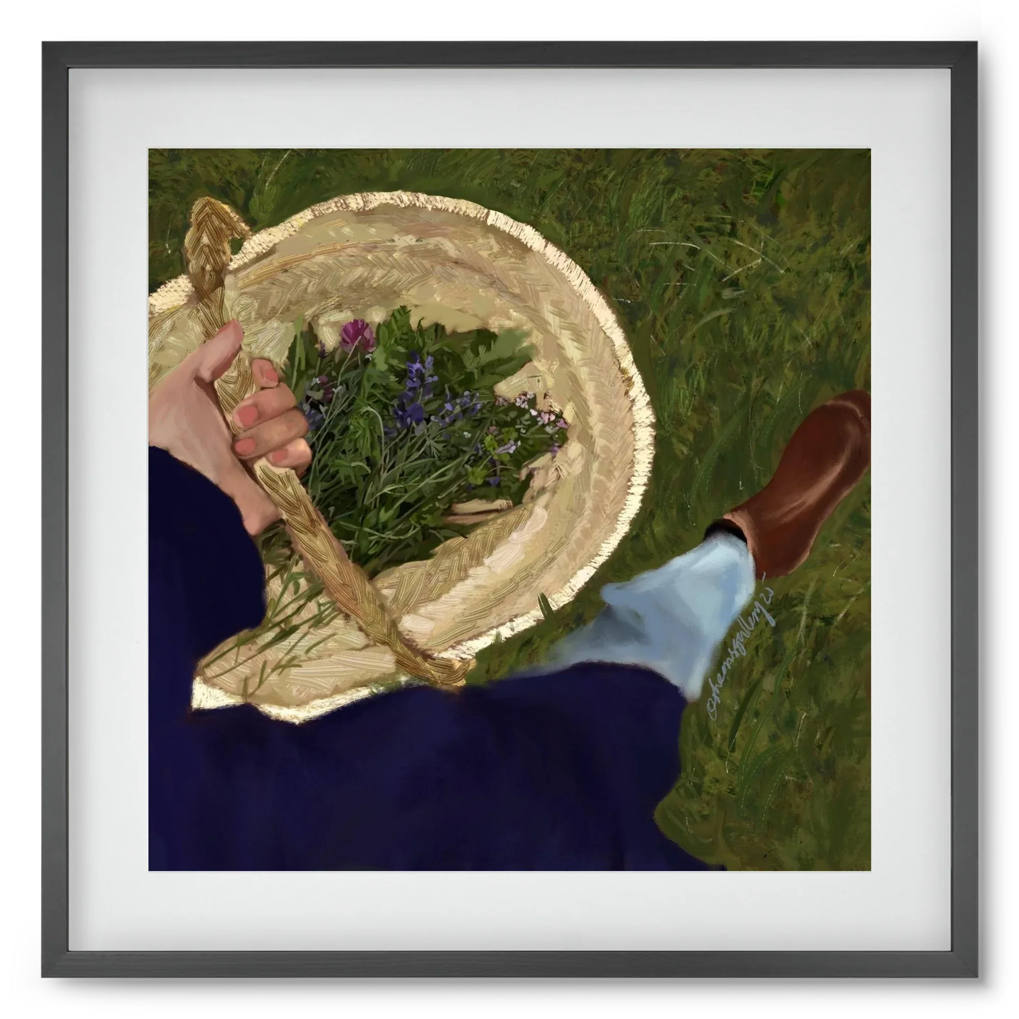 A BASKET OF FLOWERS - artbridge