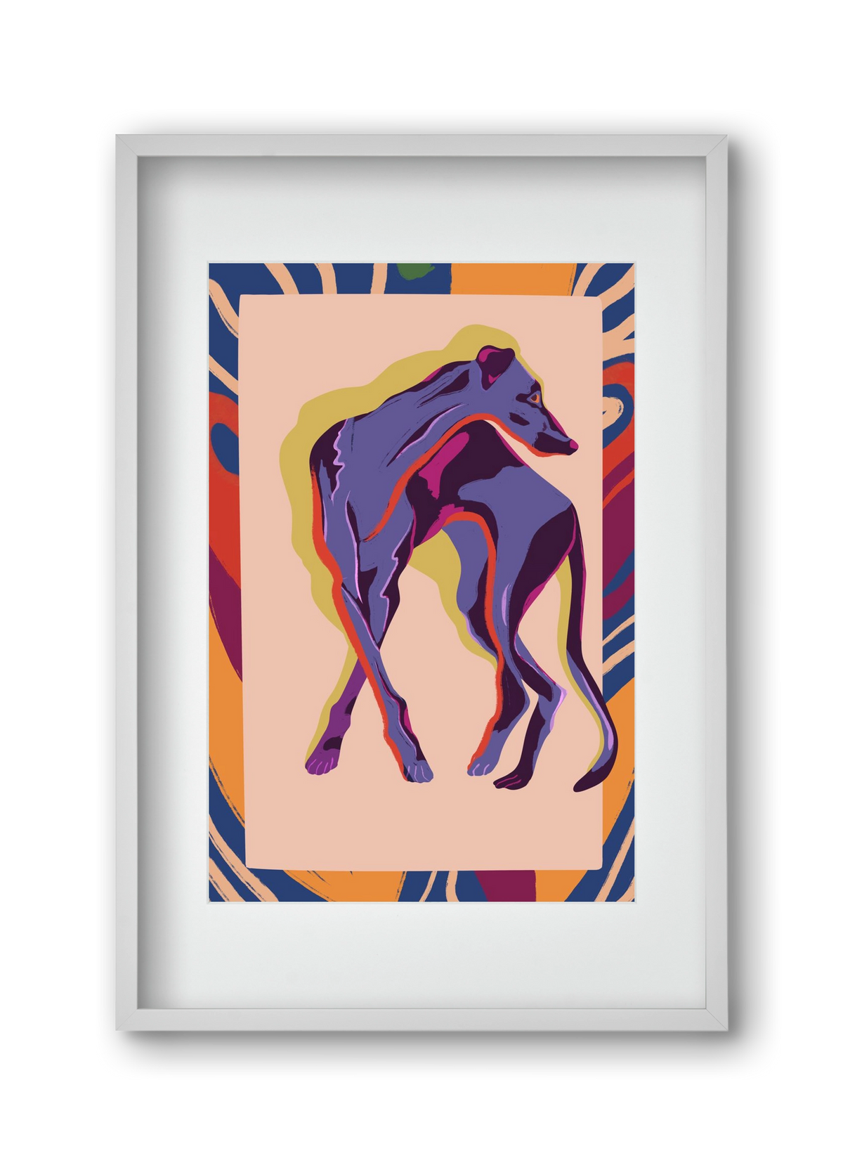 Goody, 30x45 cm (20x30 cm), Fehér keret, paszpartuval