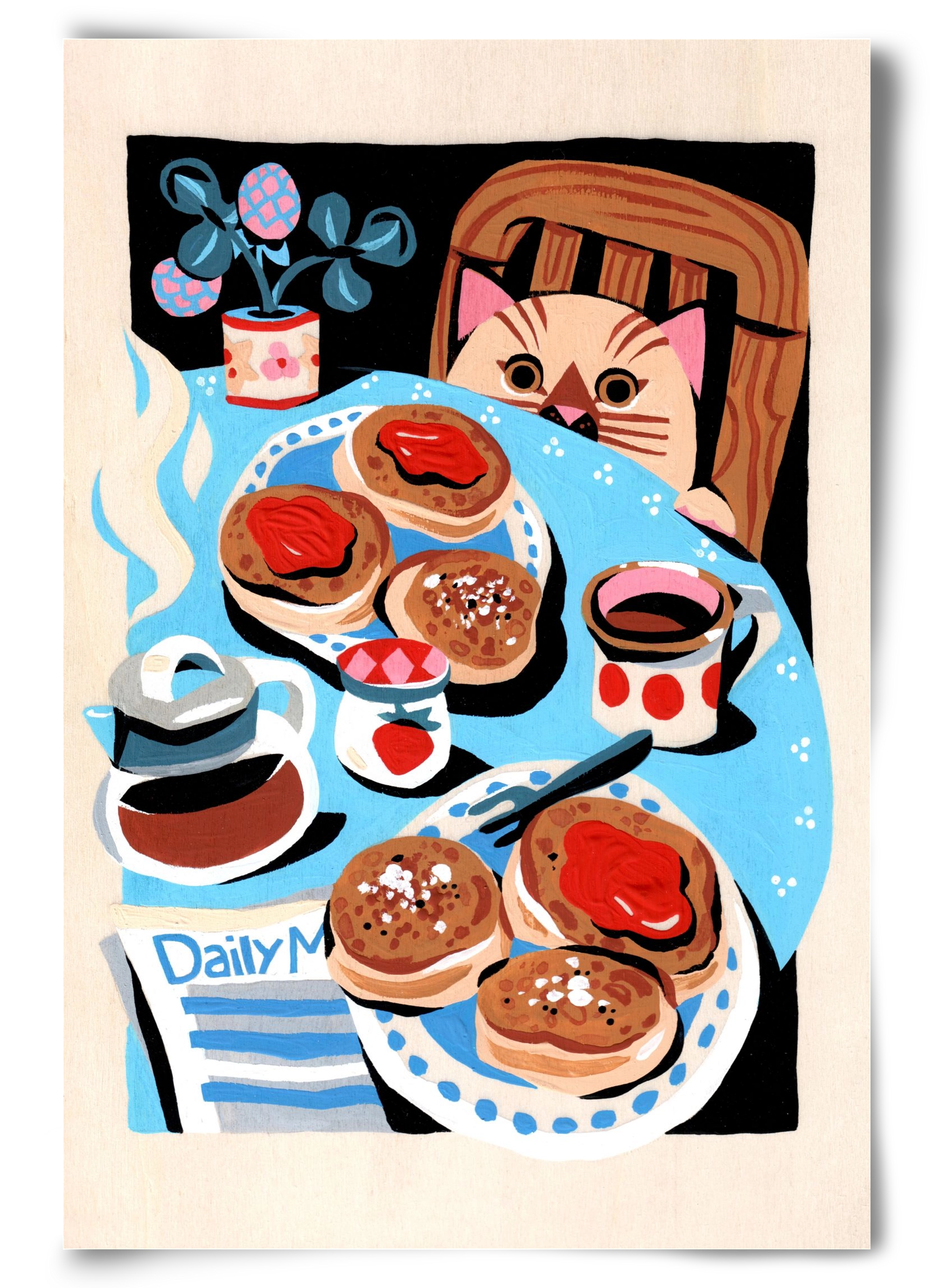 Brunch, 60x90 cm, Keret nélkül