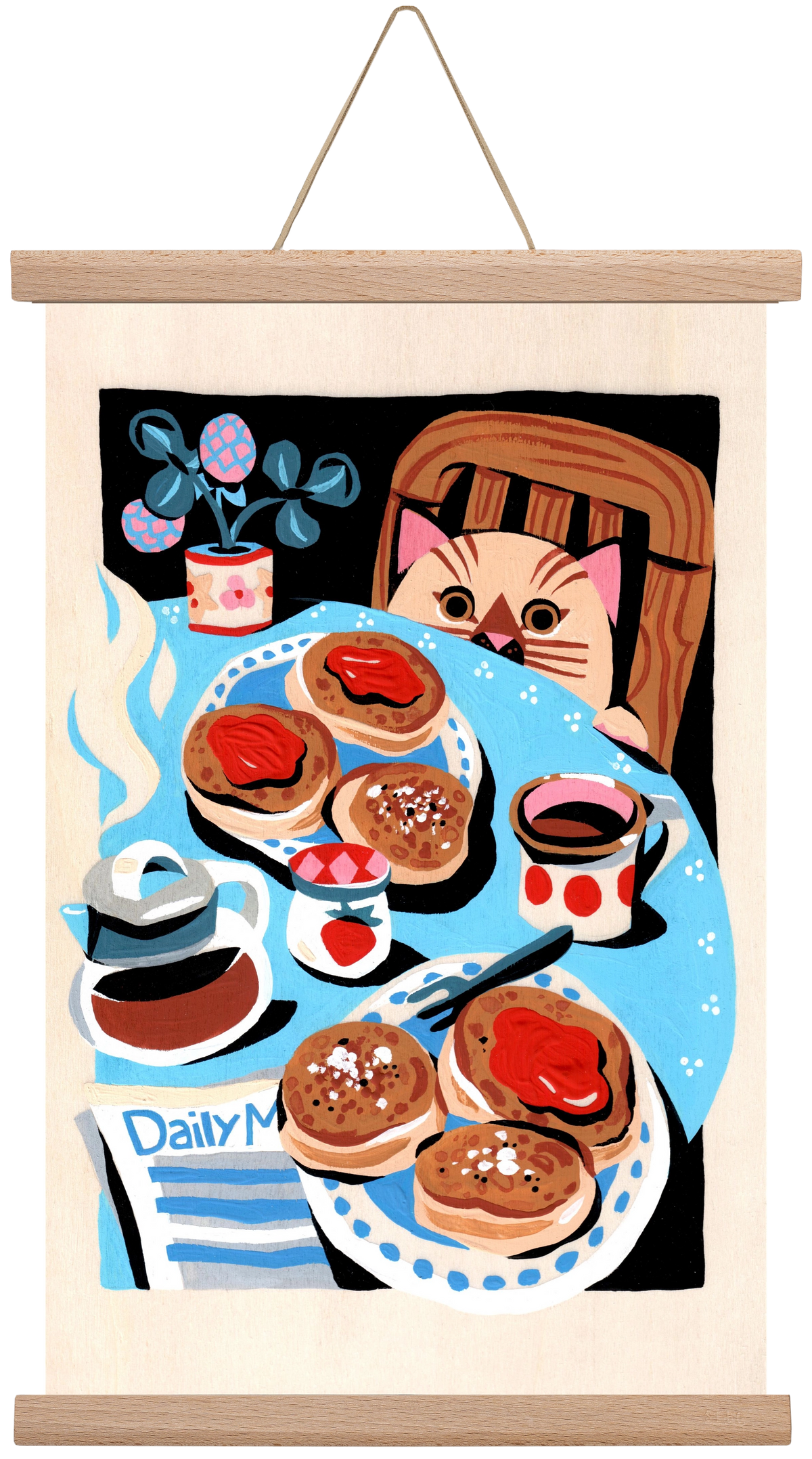 Brunch, 30x45 cm (30x45 cm), Tölgy akasztó