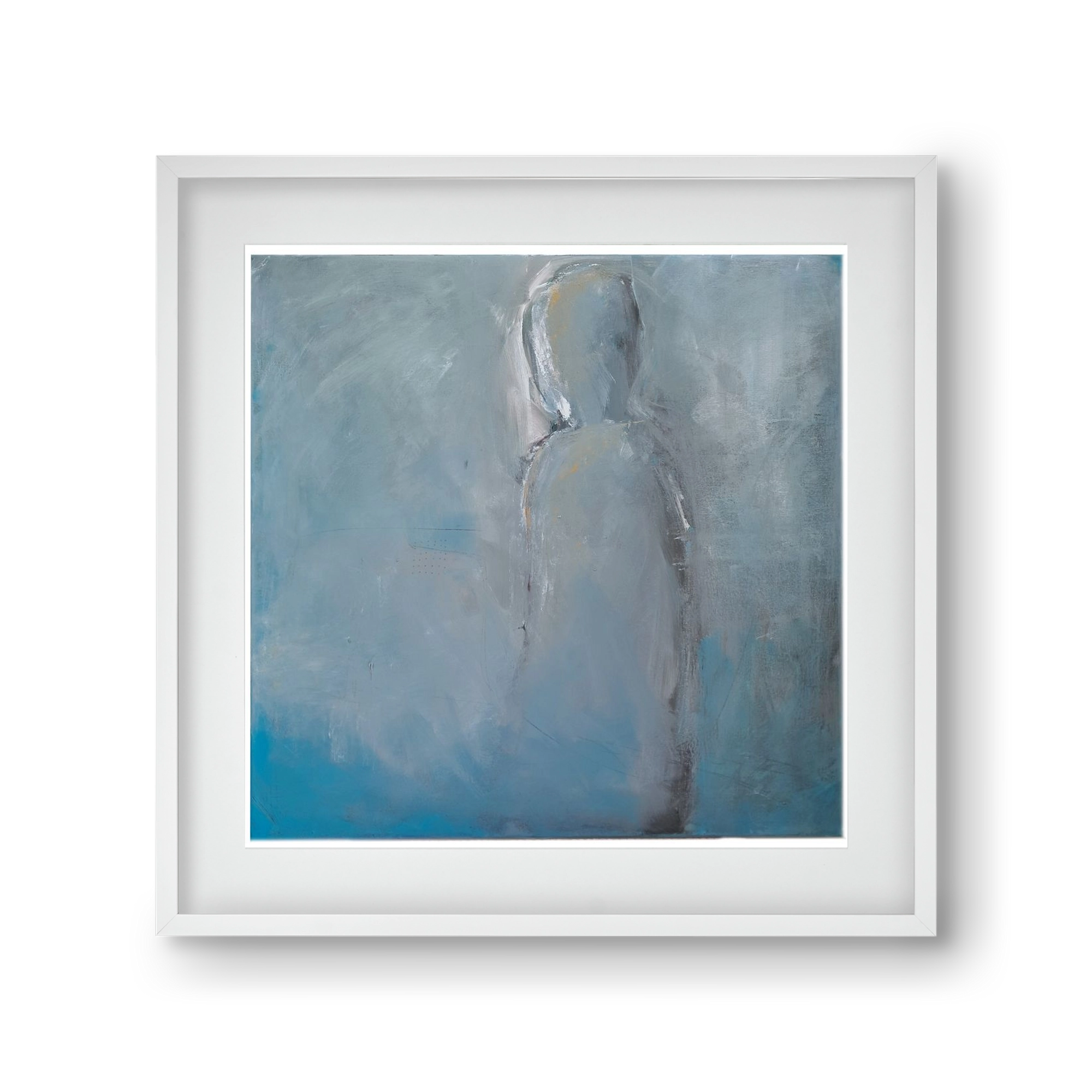 space, 30x30 cm (20x20 cm), Fehér keret, paszpartuval