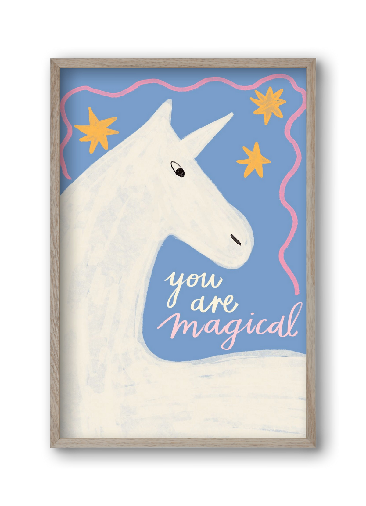 You are magical , 30x45 cm (30x45 cm), Tölgy keret