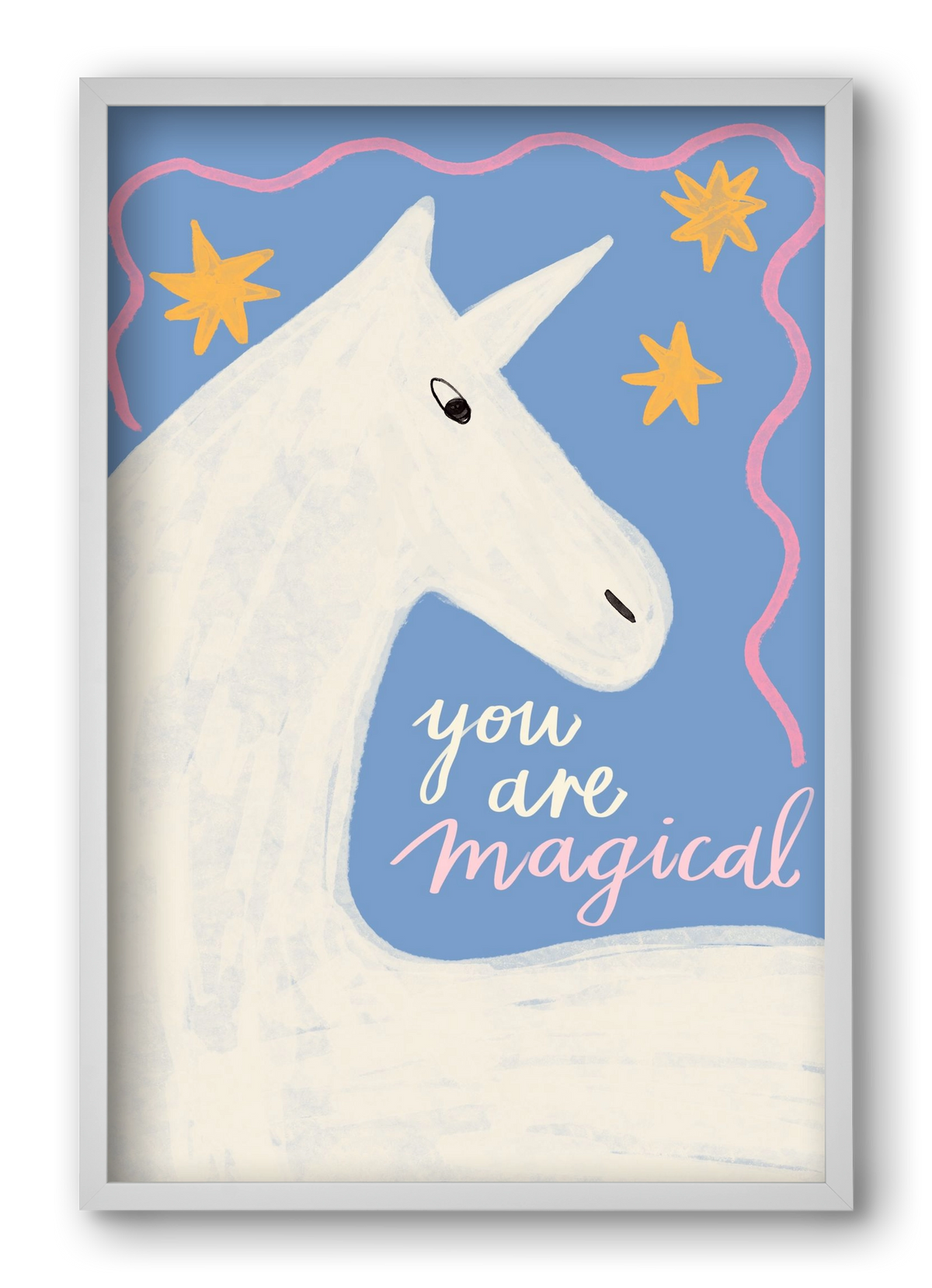 You are magical , 40x60 cm (40x60 cm), Fehér keret
